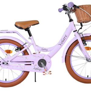 Volare Ashley Kinderfiets – Meisjes – 18 inch – Lila – Twee handremmen Volare Ashley Kinderfiets – Meisjes – 18 inch – Lila – Twee handremmen
