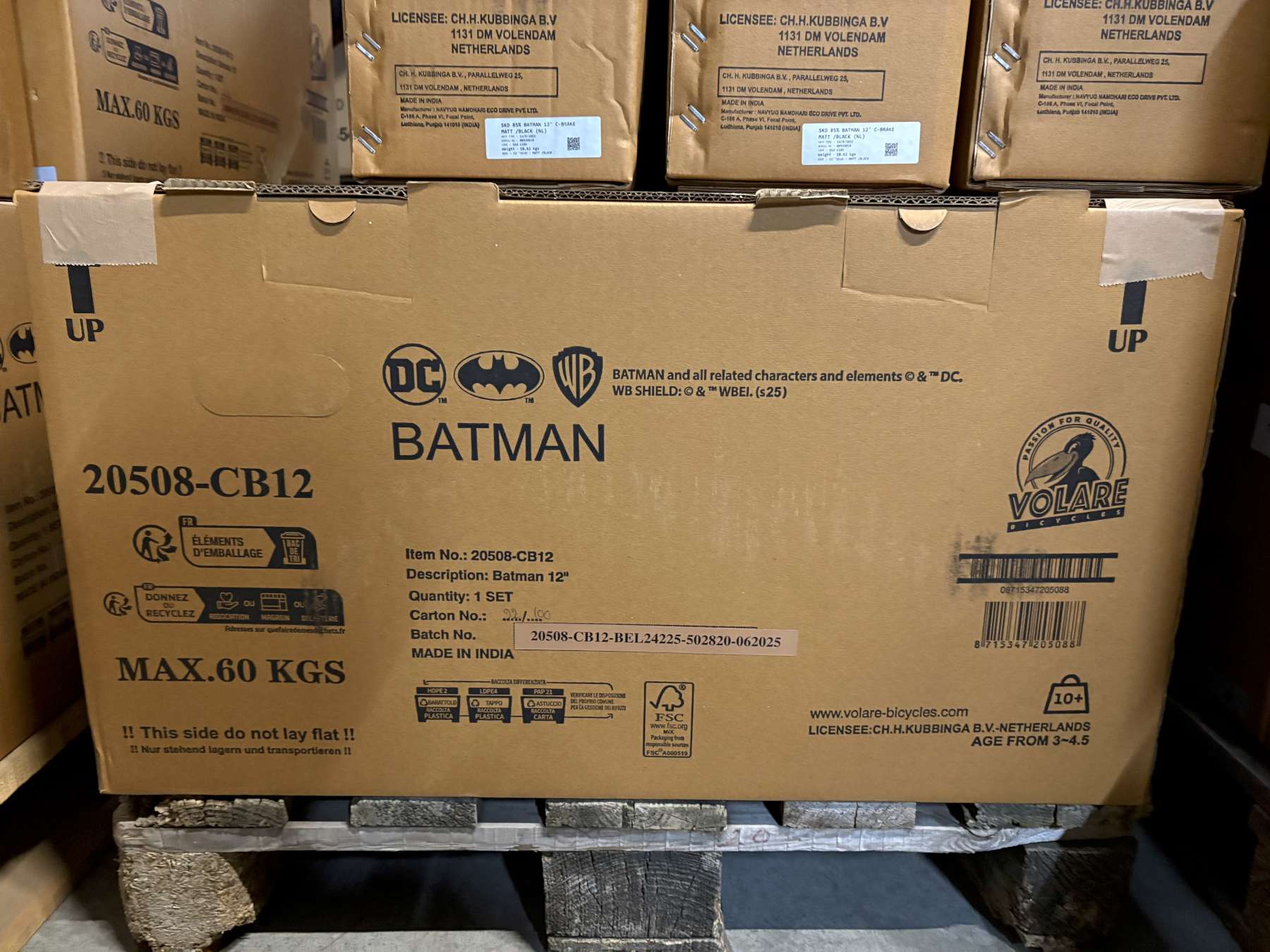 Batman Kinderfiets – Jongens – 12 inch – Zwart Batman Kinderfiets – Jongens – 12 inch – Zwart