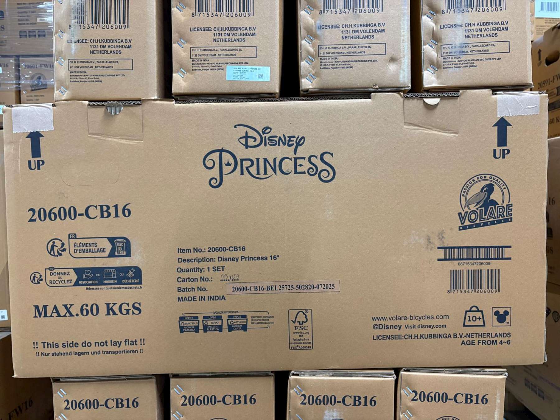 Disney Princess Kinderfiets – Meisjes – 16 inch – Roze Disney Princess Kinderfiets – Meisjes – 16 inch – Roze