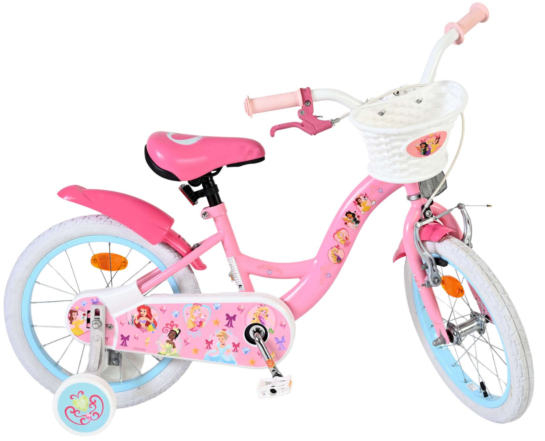 Disney Princess Kinderfiets – Meisjes – 16 inch – Roze Disney Princess Kinderfiets – Meisjes – 16 inch – Roze