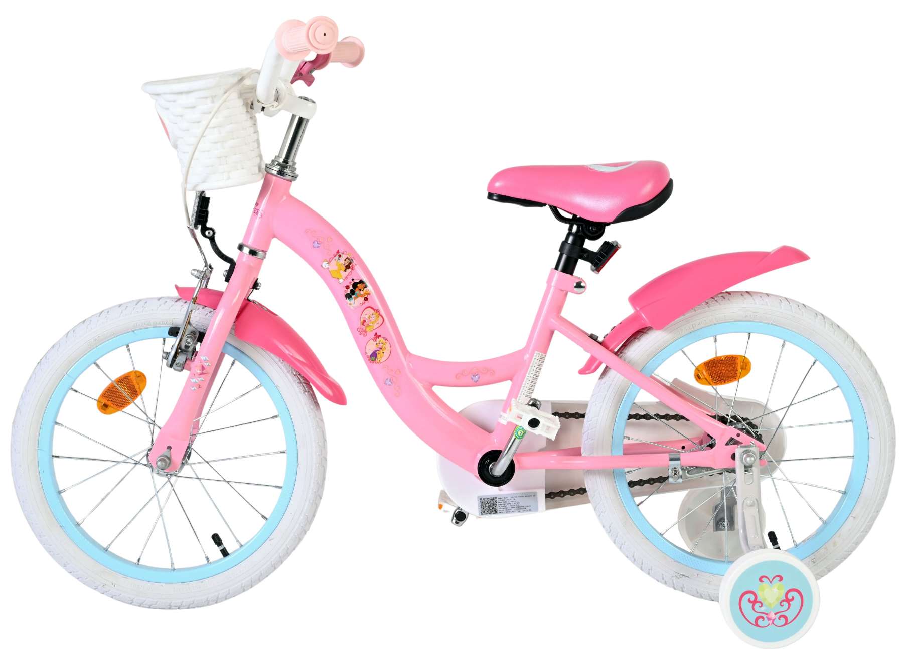 Disney Princess Kinderfiets – Meisjes – 16 inch – Roze Disney Princess Kinderfiets – Meisjes – 16 inch – Roze