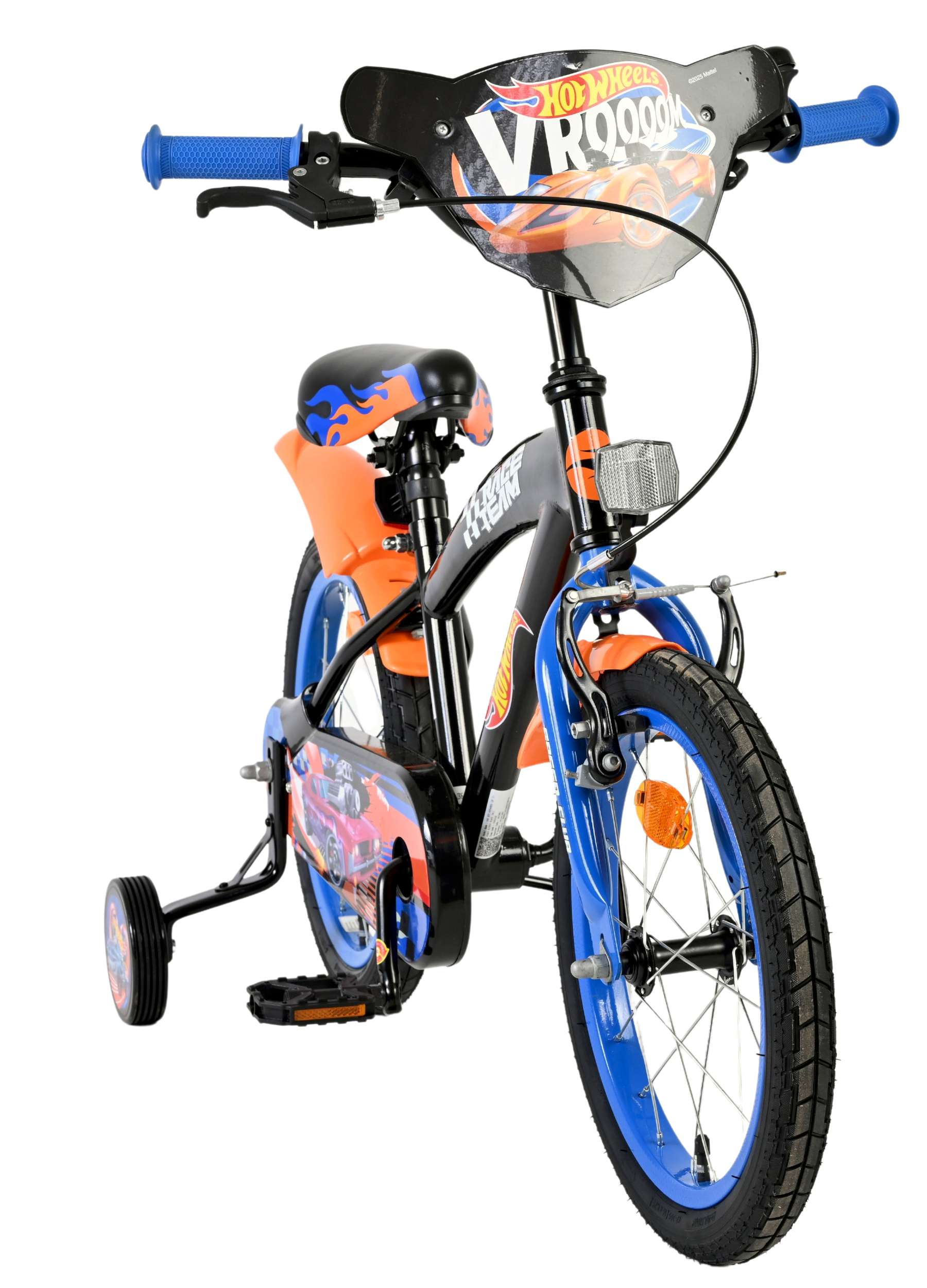 Hot Wheels Kinderfiets – Jongens – 16 inch – Zwart Oranje Blauw