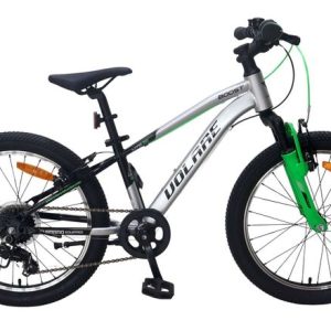 Volare Boost Kinderfiets – 20 inch – 7 Speed – Zilver/Groen