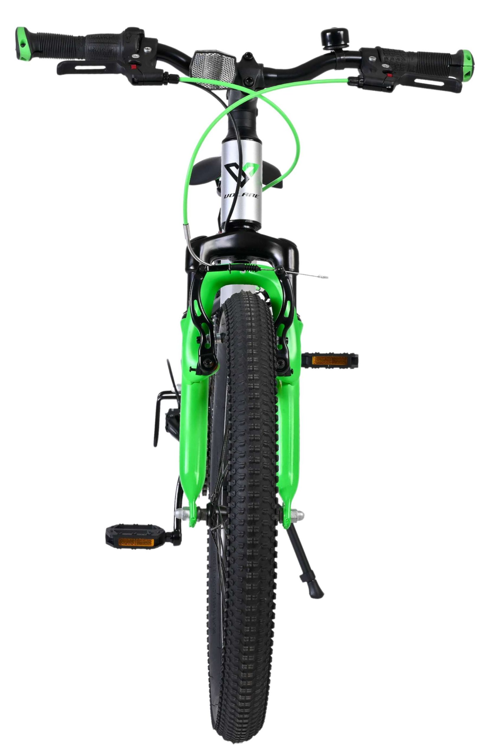 Volare Boost Kinderfiets – 20 inch – 7 Speed – Zilver/Groen Volare Boost Kinderfiets – 20 inch – 7 Speed – Zilver/Groen