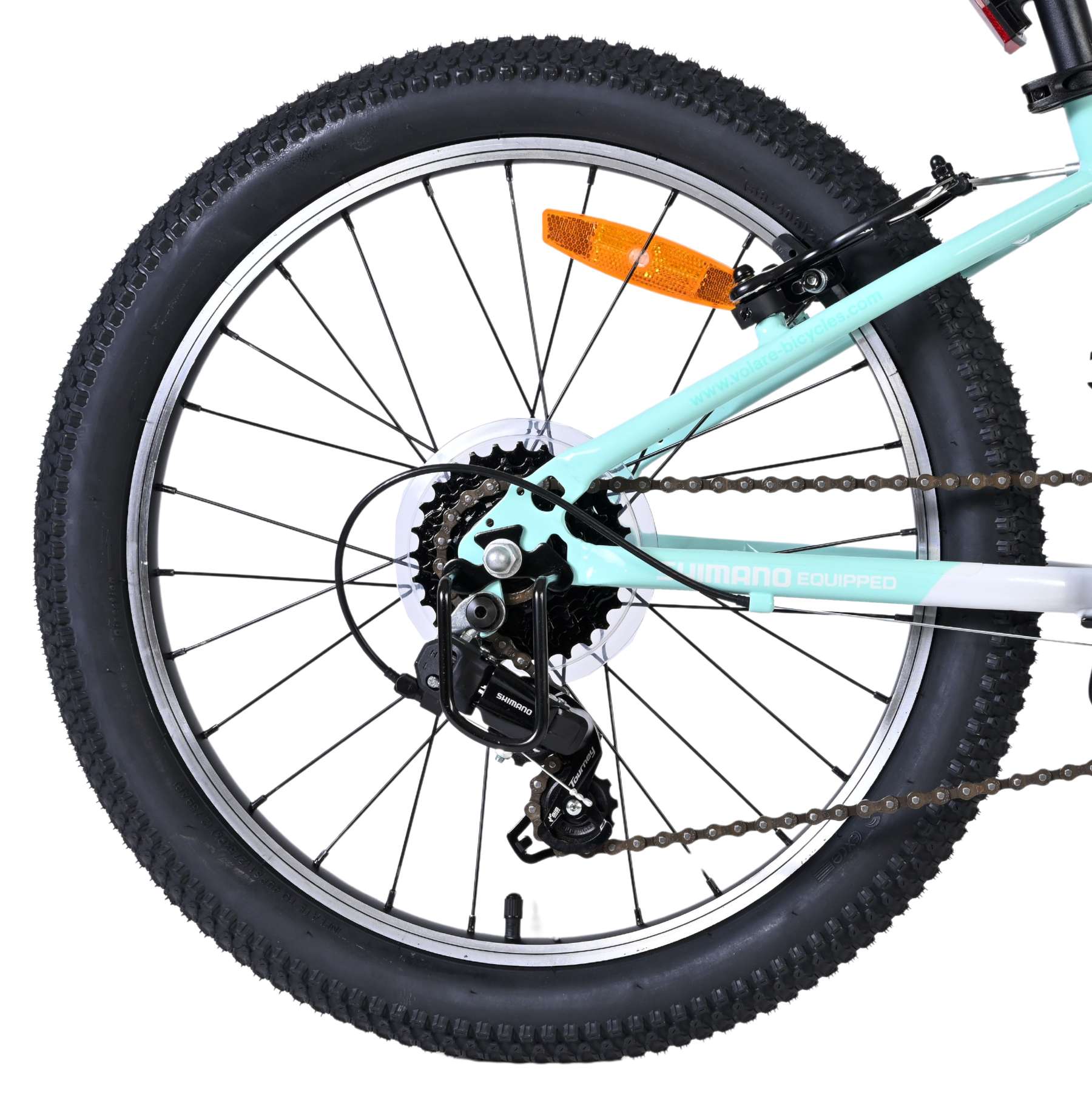 Volare Boost Kinderfiets – 20 inch – 7 Speed – Wit/Mintgroen Volare Boost Kinderfiets – 20 inch – 7 Speed – Wit/Mintgroen