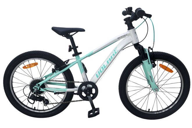 Volare Boost Kinderfiets – 20 inch – 7 Speed – Wit/Mintgroen Volare Boost Kinderfiets – 20 inch – 7 Speed – Wit/Mintgroen