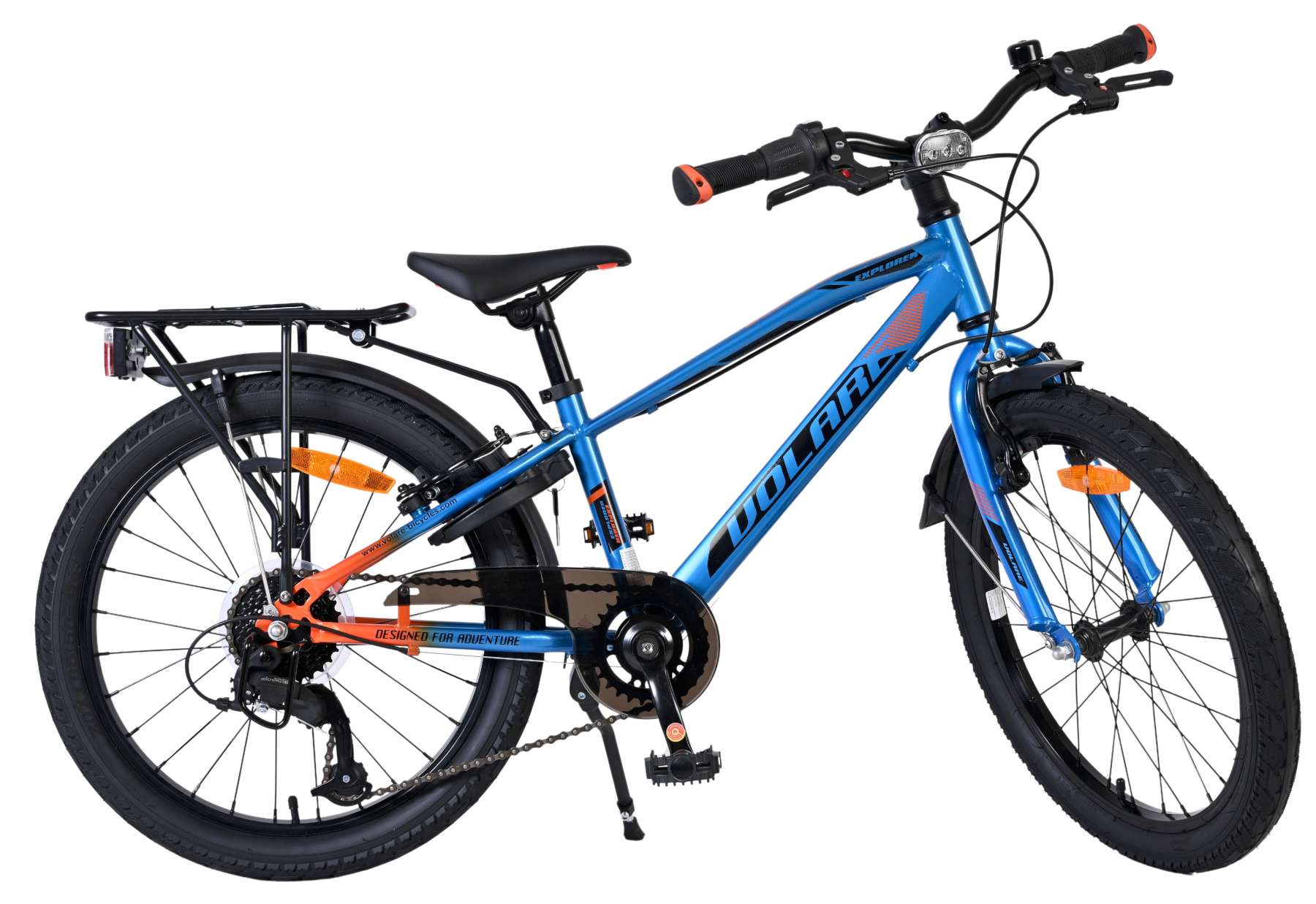 Volare Explorer Kinderfiets – 20 inch – 7 Speed – Blauw/Oranje Volare Explorer Kinderfiets – 20 inch – 7 Speed – Blauw/Oranje