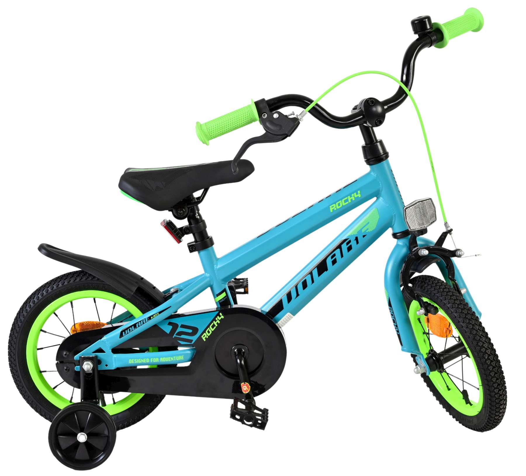 Volare Rocky Kinderfiets – Jongens – 12 inch – Groen Volare Rocky Kinderfiets – Jongens – 12 inch – Groen