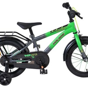 Volare Thombike Kinderfiets – Jongens – 14 inch – Groen/Grijs