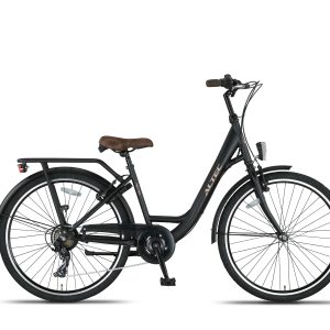 Altec Metro 26 inch Meisjesfietsen 7 V Mat Zwart