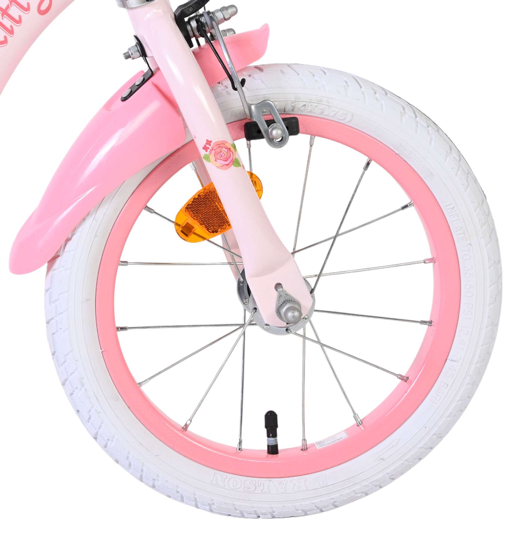 Hello Kitty Kinderfiets – Meisjes – 14 inch – Roze – Twee handremmen