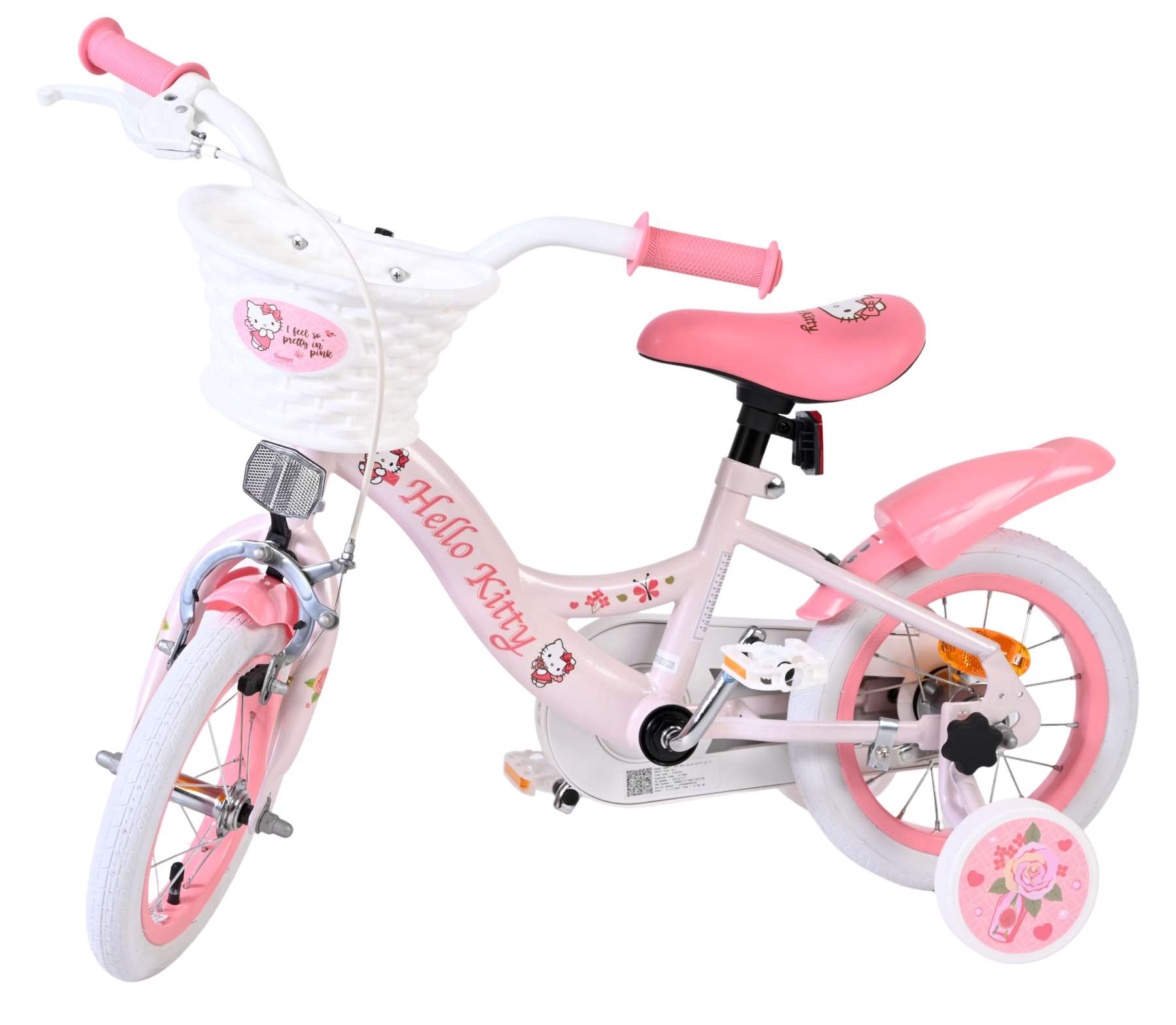 Hello Kitty Kinderfiets – Meisjes – 12 inch – Roze
