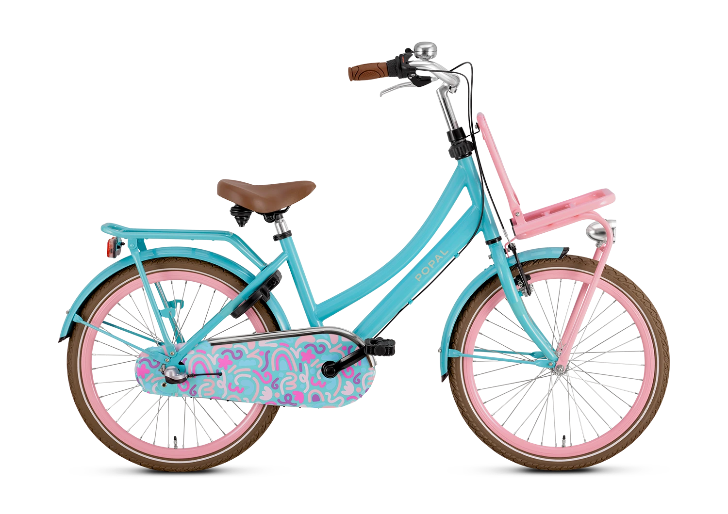 Popal Daily Dutch Basic+ 22″ Turquoise Pink Turquoise-Roze Popal Daily Dutch Basic+ 22″ Turquoise Pink Turquoise-Roze