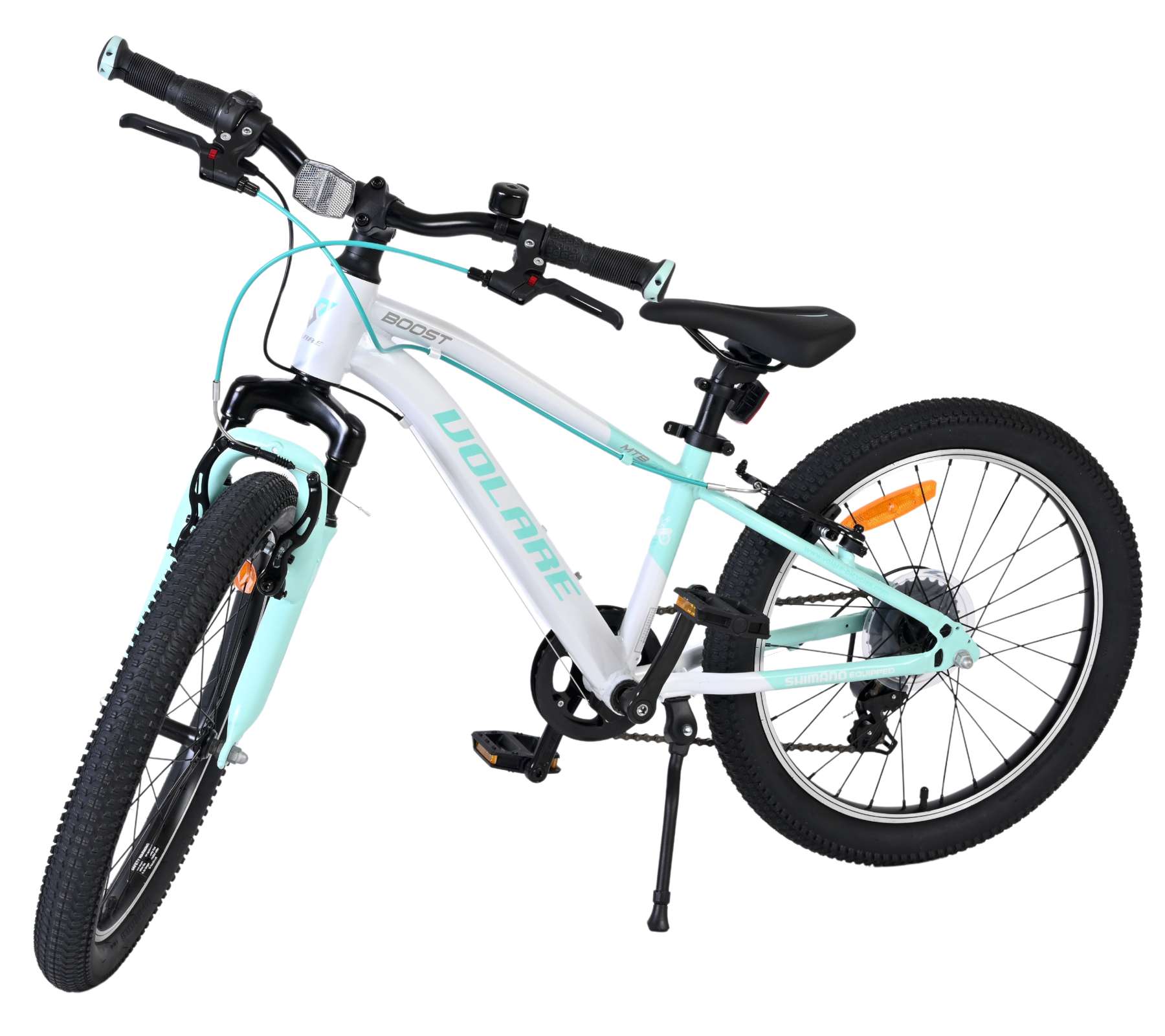 Volare Boost Kinderfiets – 20 inch – 7 Speed – Wit/Mintgroen Volare Boost Kinderfiets – 20 inch – 7 Speed – Wit/Mintgroen