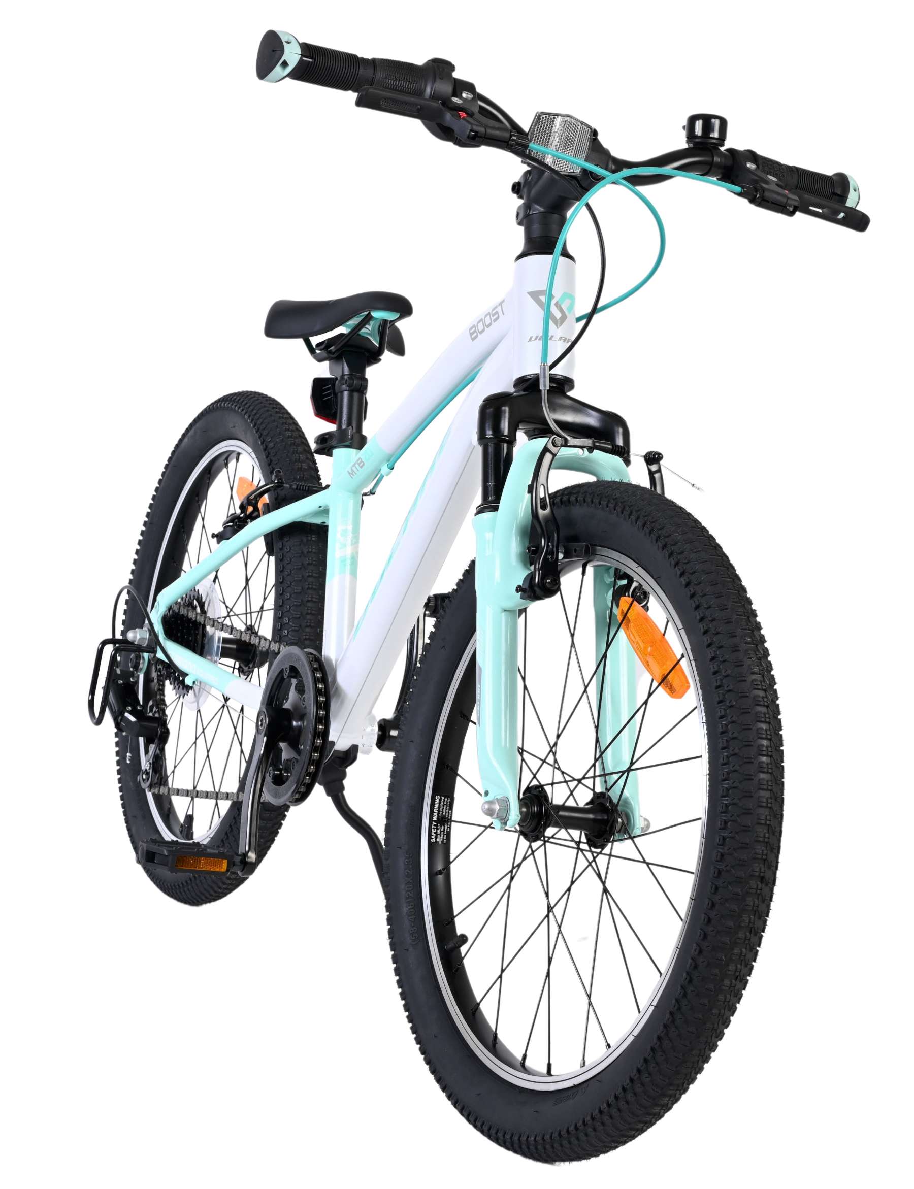 Volare Boost Kinderfiets – 20 inch – 7 Speed – Wit/Mintgroen Volare Boost Kinderfiets – 20 inch – 7 Speed – Wit/Mintgroen