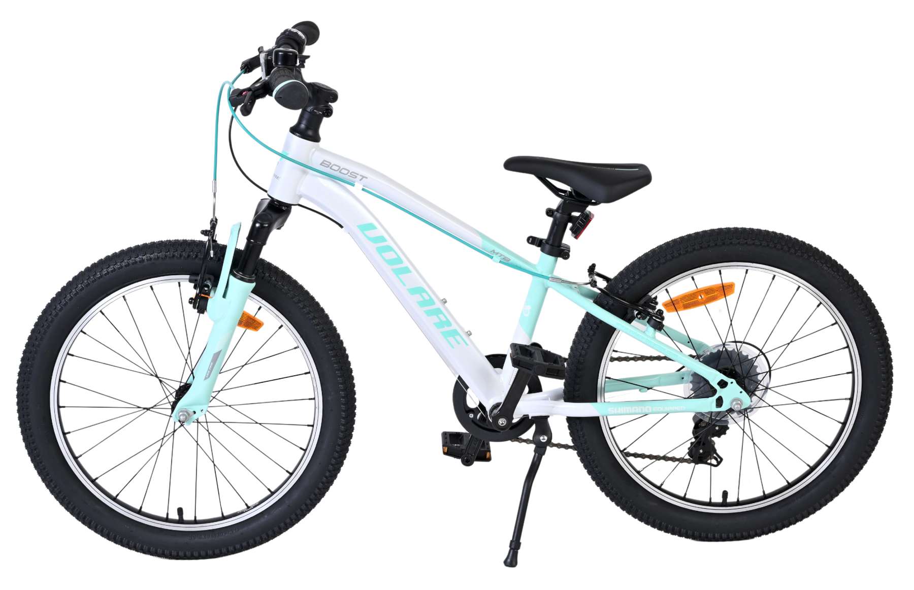 Volare Boost Kinderfiets – 20 inch – 7 Speed – Wit/Mintgroen Volare Boost Kinderfiets – 20 inch – 7 Speed – Wit/Mintgroen