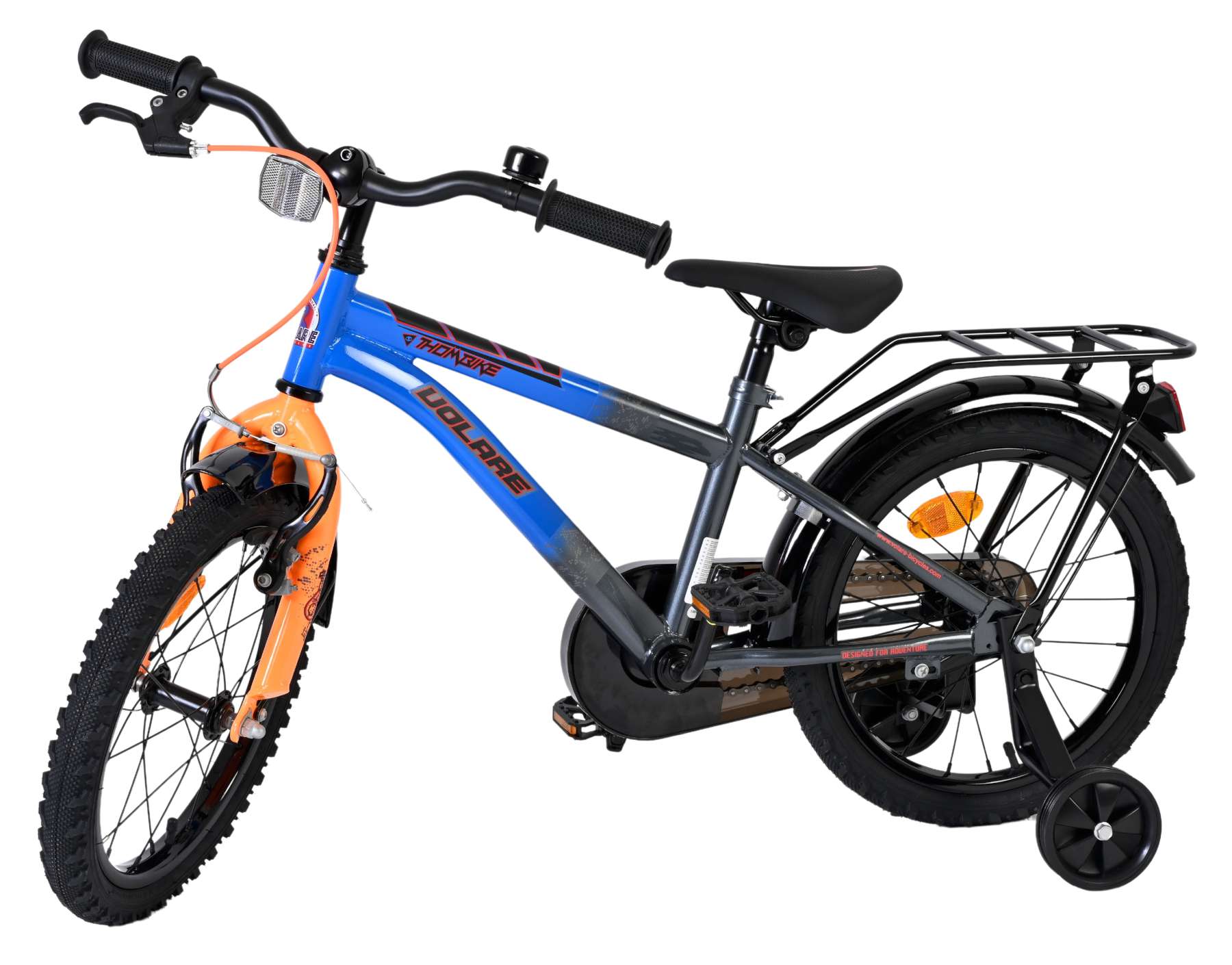 Volare Thombike Kinderfiets – Jongens – 16 inch – Blauw/Oranje Volare Thombike Kinderfiets – Jongens – 16 inch – Blauw/Oranje