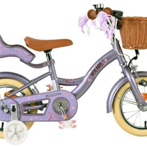 Volare Blossom Kinderfiets – Meisjes – 12 inch – Paars