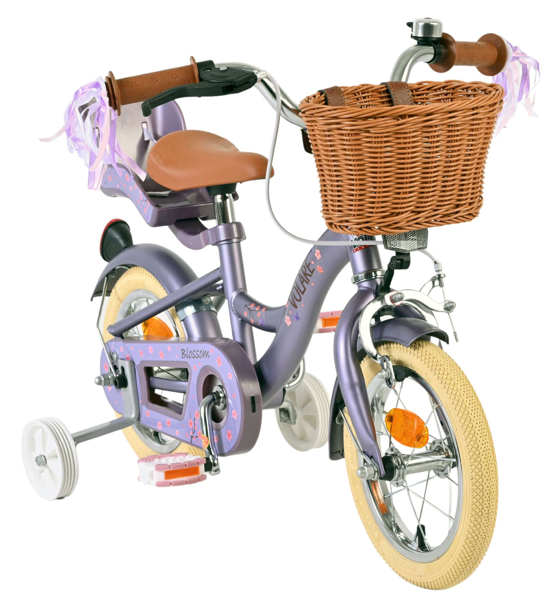 Volare Blossom Kinderfiets – Meisjes – 12 inch – Paars