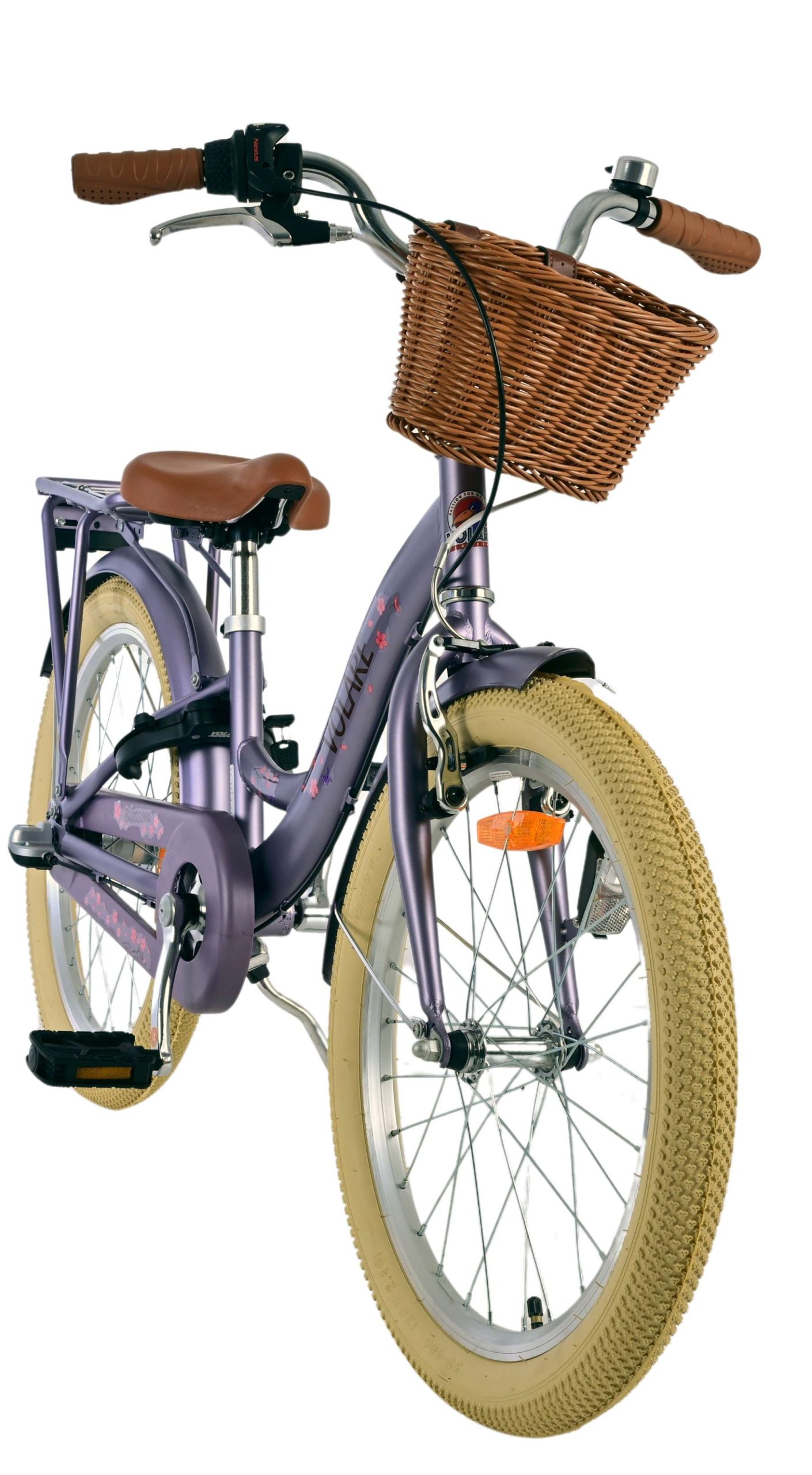Volare Blossom Kinderfiets – Meisjes – 20 inch – Paars – Nexus 3 versnellingen