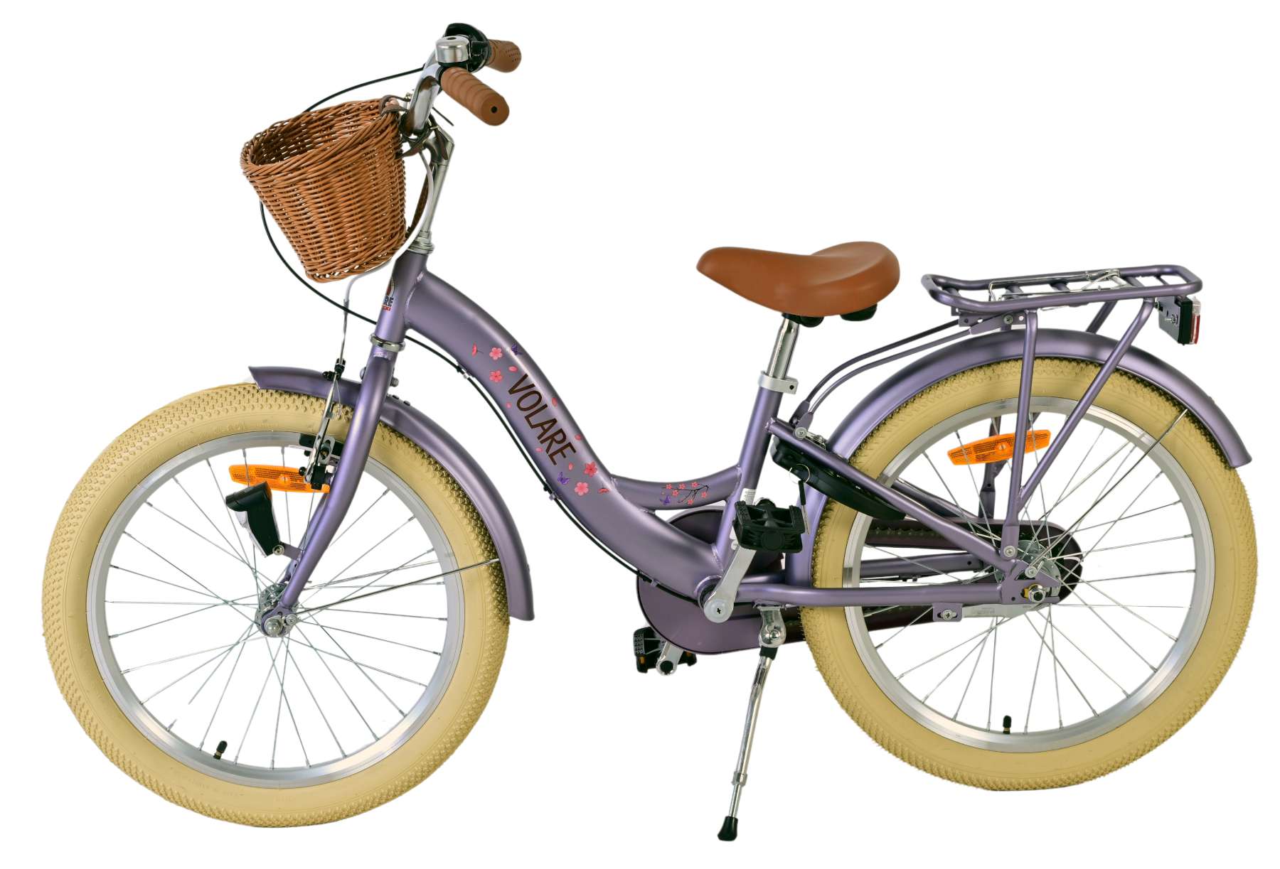 Volare Blossom Kinderfiets – Meisjes – 20 inch – Paars – Nexus 3 versnellingen