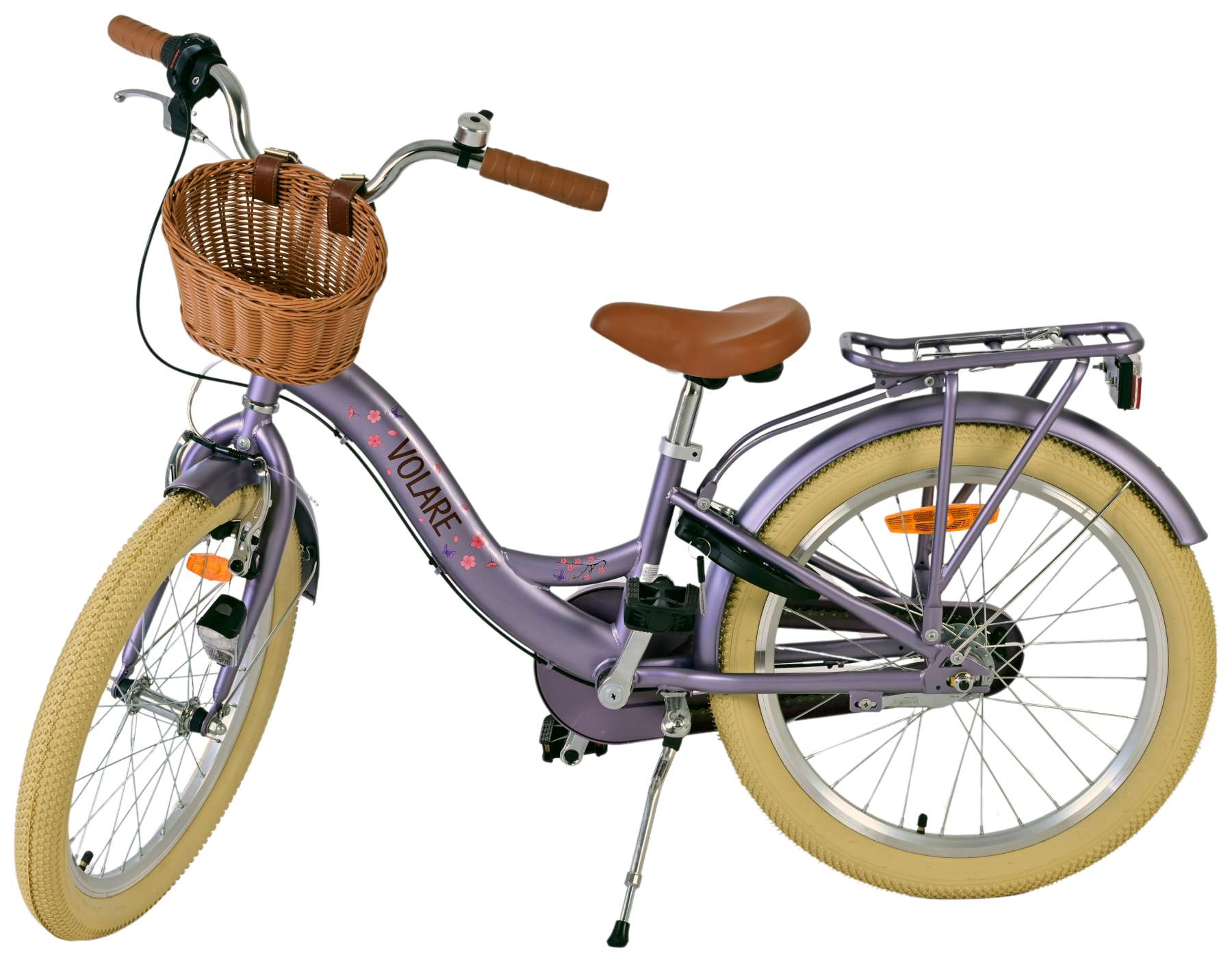 Volare Blossom Kinderfiets – Meisjes – 20 inch – Paars – Nexus 3 versnellingen
