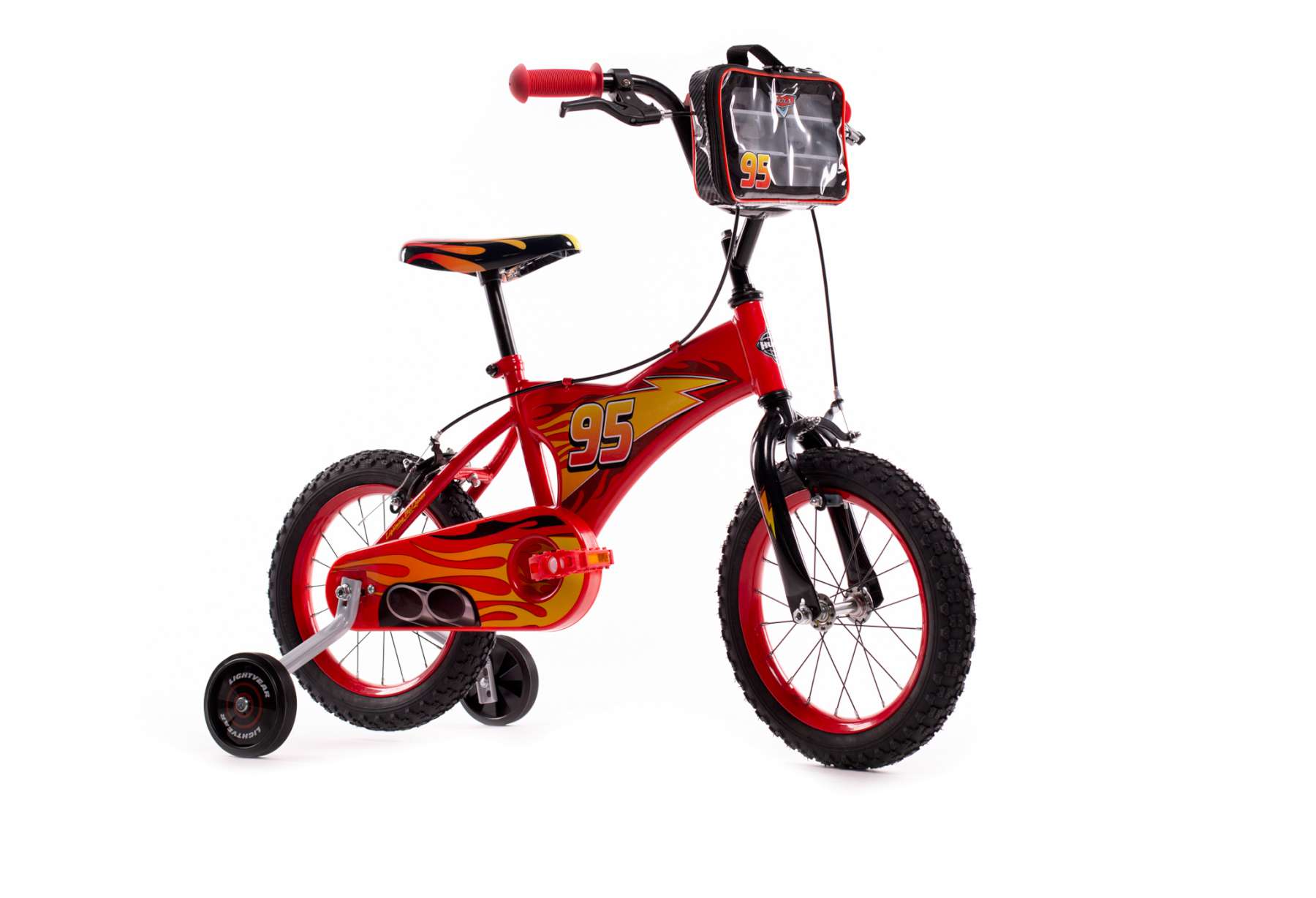 Disney Cars Kinderfiets – Jongens – 14 inch – Rood – Twee handremmen Disney Cars Kinderfiets – Jongens – 14 inch – Rood – Twee handremmen