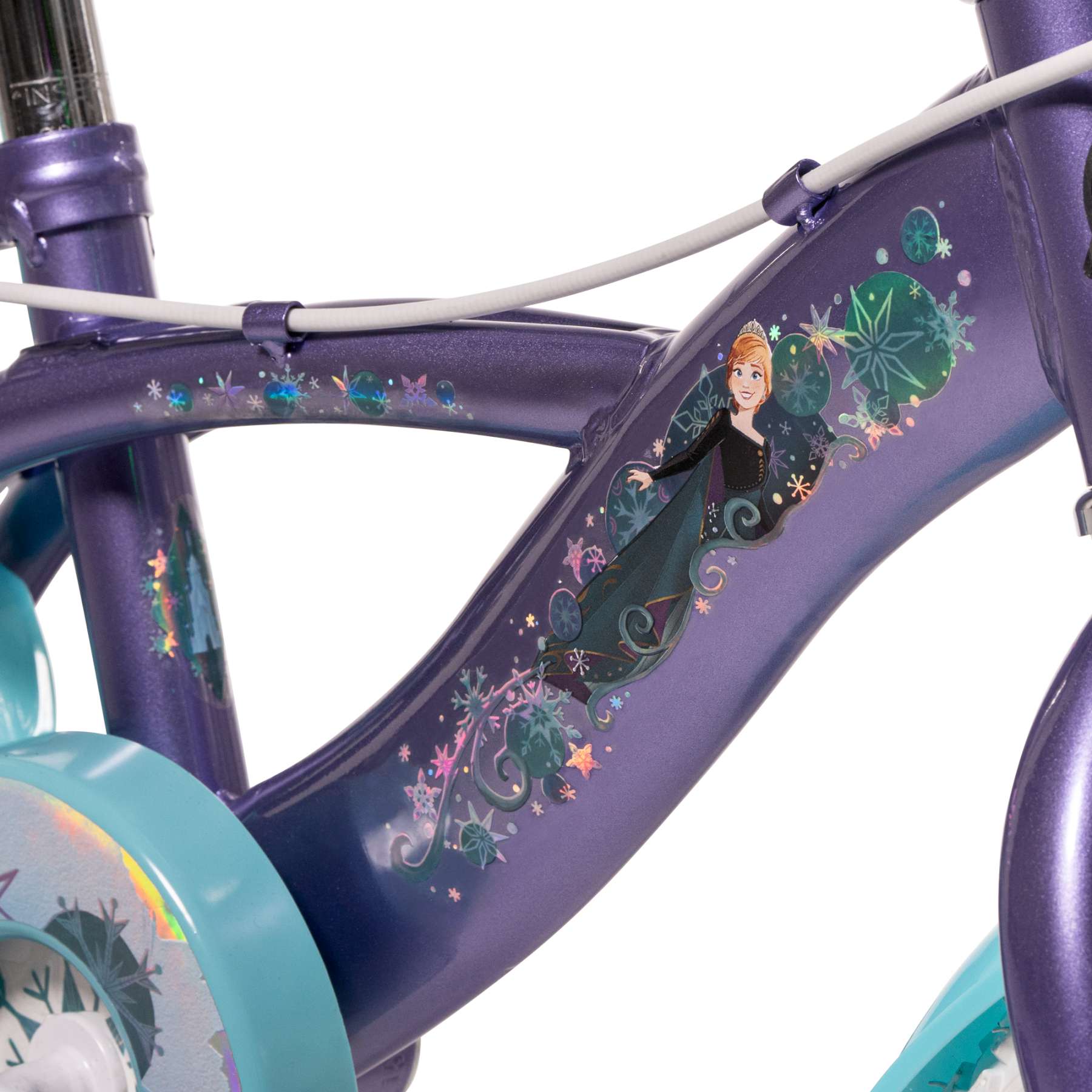 Disney Frozen 2 Kinderfiets – Meisjes – 12 inch – Blauw/Paars – Twee handremmen