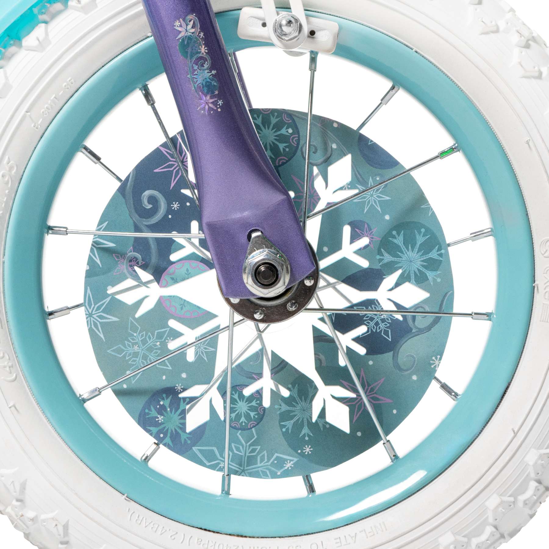 Disney Frozen 2 Kinderfiets – Meisjes – 12 inch – Blauw/Paars – Twee handremmen