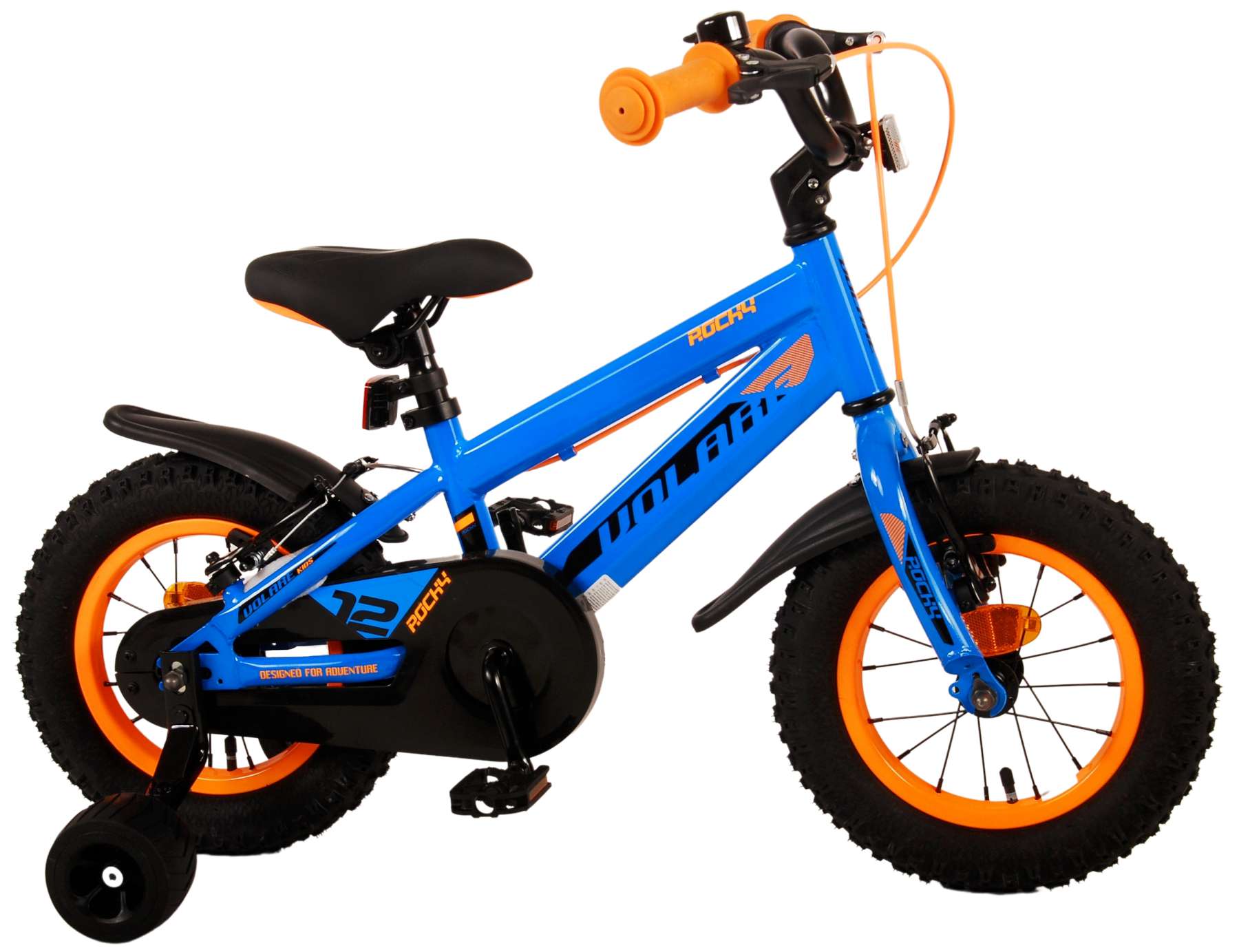Volare Rocky Kinderfiets – Jongens – 12 inch – Blauw – Twee handremmen Volare Rocky Kinderfiets – Jongens – 12 inch – Blauw – Twee handremmen