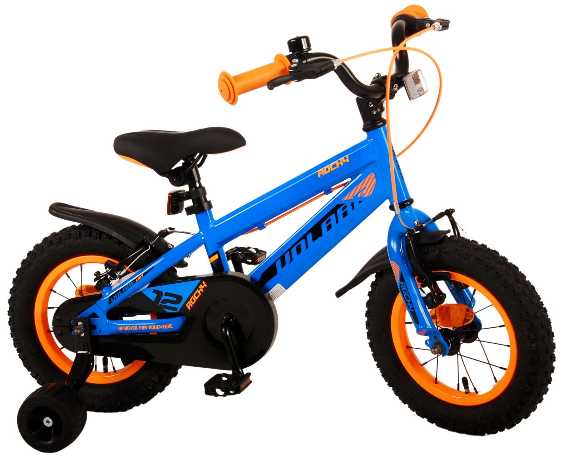 Volare Rocky Kinderfiets – Jongens – 12 inch – Blauw – Twee handremmen Volare Rocky Kinderfiets – Jongens – 12 inch – Blauw – Twee handremmen