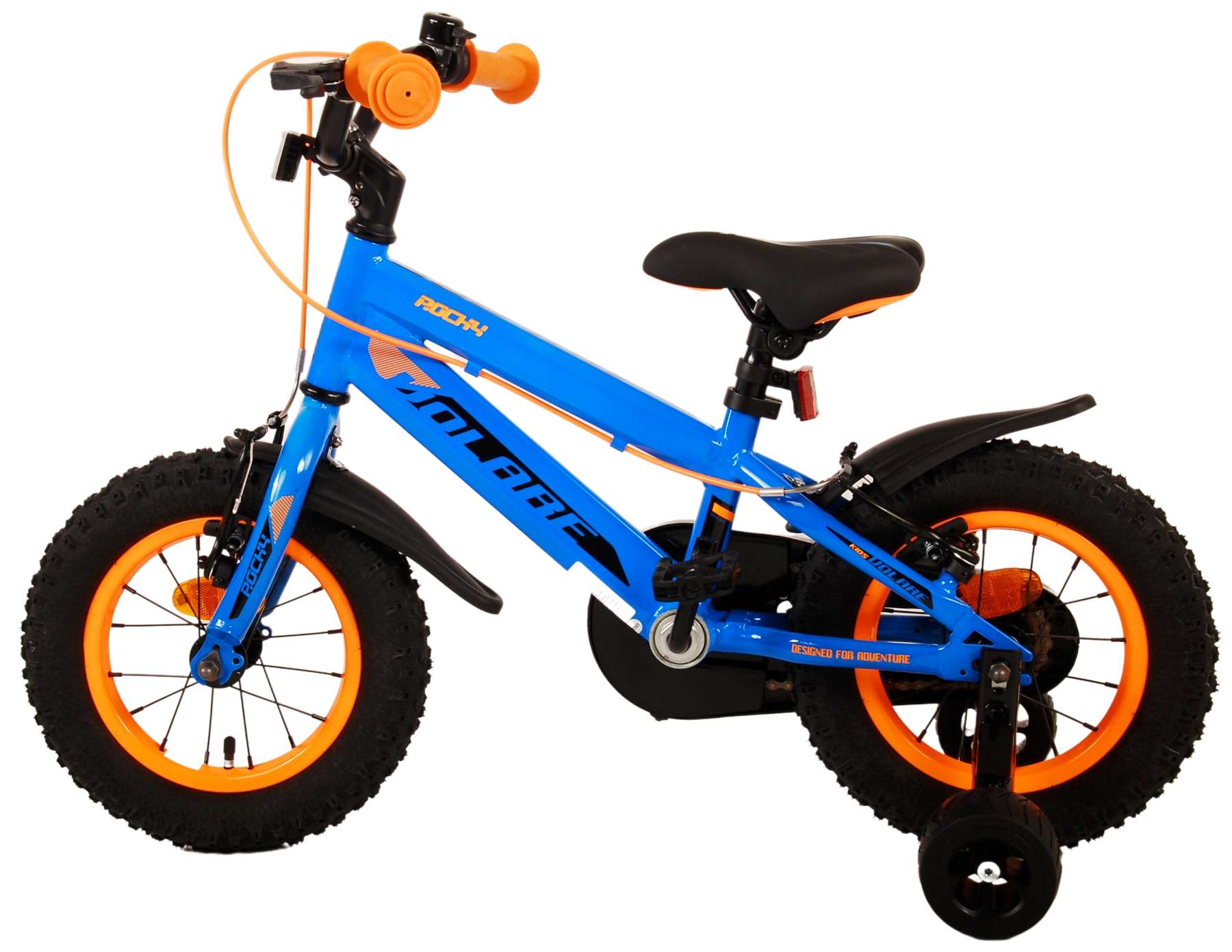 Volare Rocky Kinderfiets – Jongens – 12 inch – Blauw – Twee handremmen Volare Rocky Kinderfiets – Jongens – 12 inch – Blauw – Twee handremmen