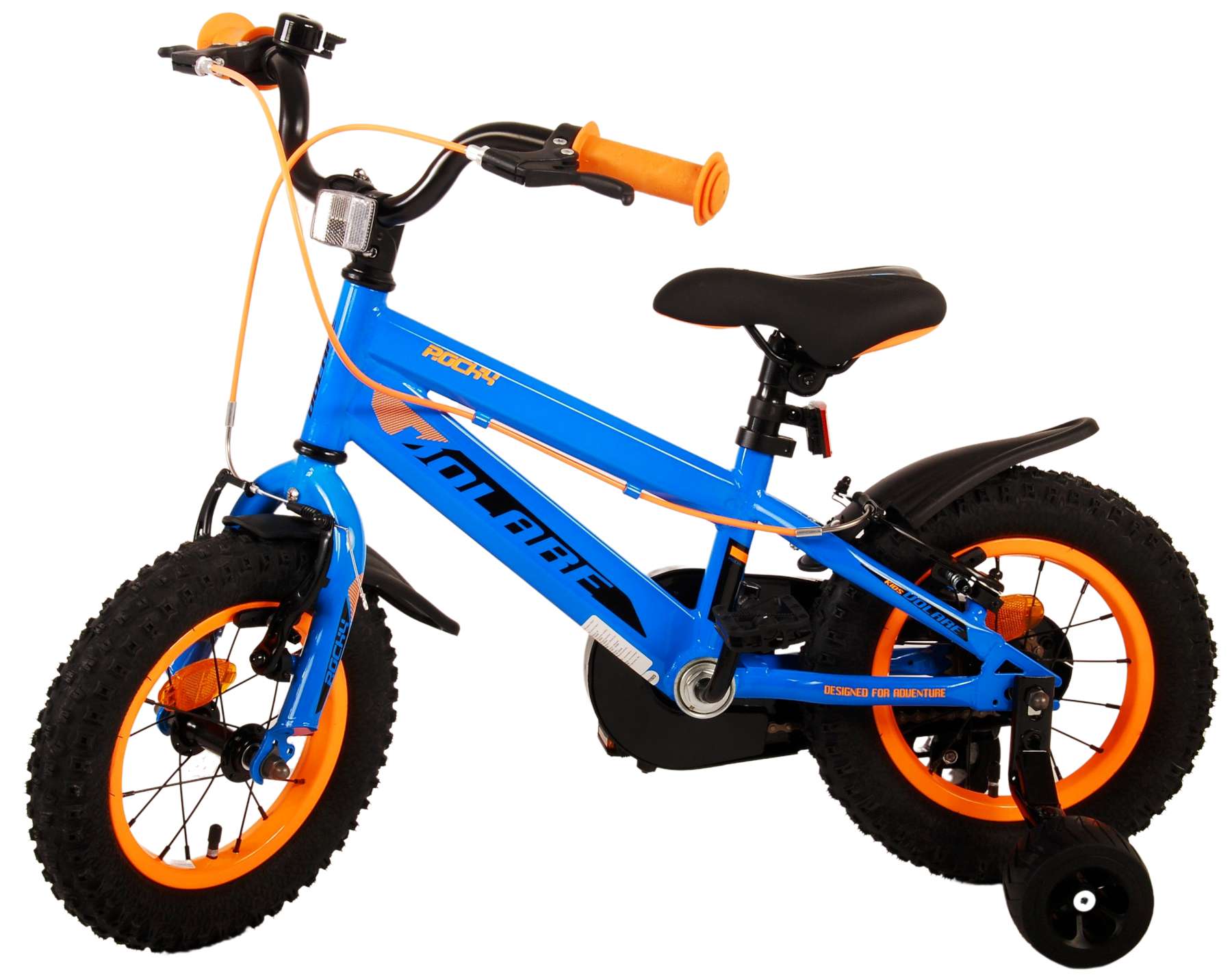 Volare Rocky Kinderfiets – Jongens – 12 inch – Blauw – Twee handremmen Volare Rocky Kinderfiets – Jongens – 12 inch – Blauw – Twee handremmen