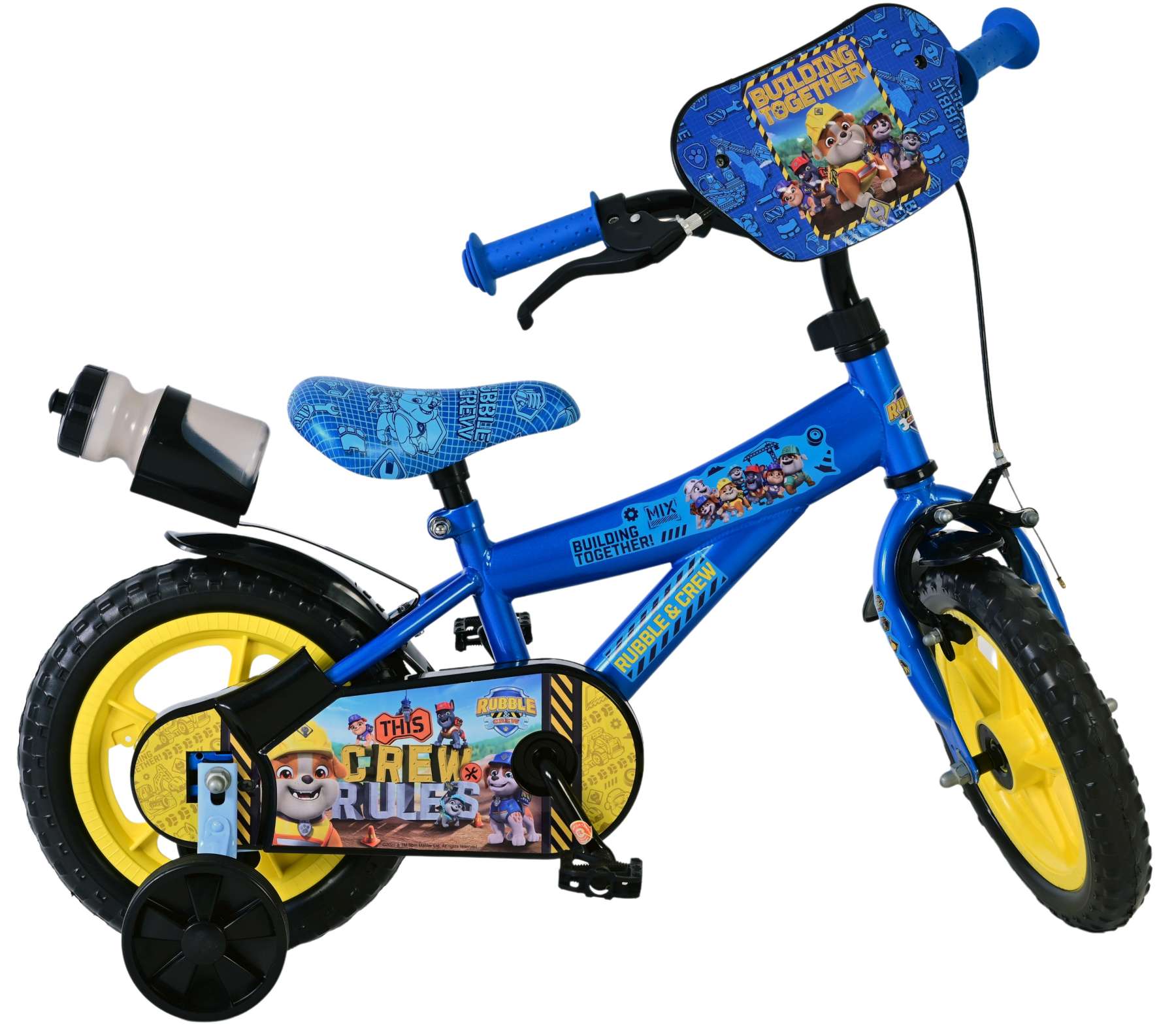 Rubble & Crew Kinderfiets – Jongens – Mag Wheels – 12 inch – Blauw Rubble & Crew Kinderfiets – Jongens – Mag Wheels – 12 inch – Blauw