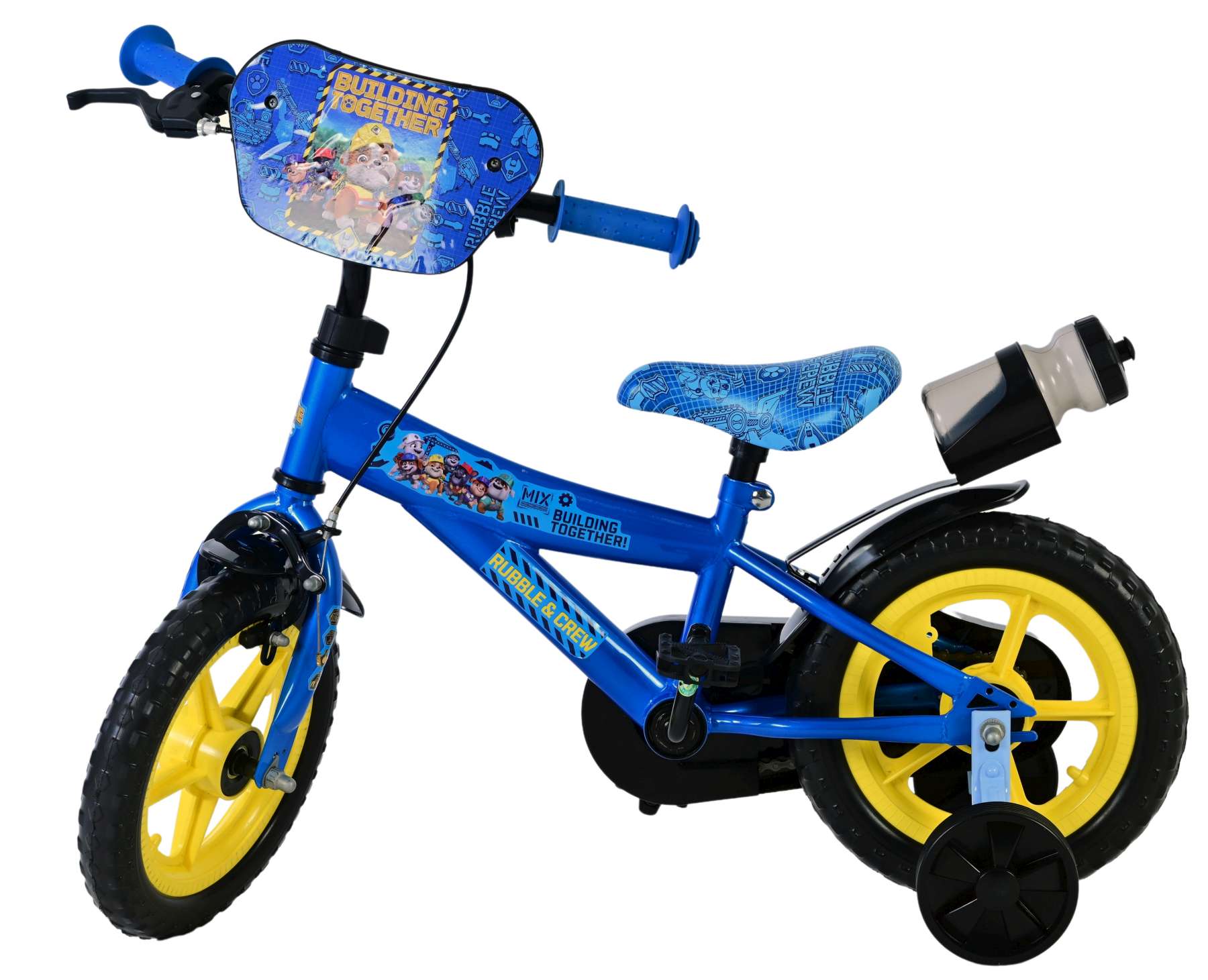 Rubble & Crew Kinderfiets – Jongens – Mag Wheels – 12 inch – Blauw Rubble & Crew Kinderfiets – Jongens – Mag Wheels – 12 inch – Blauw
