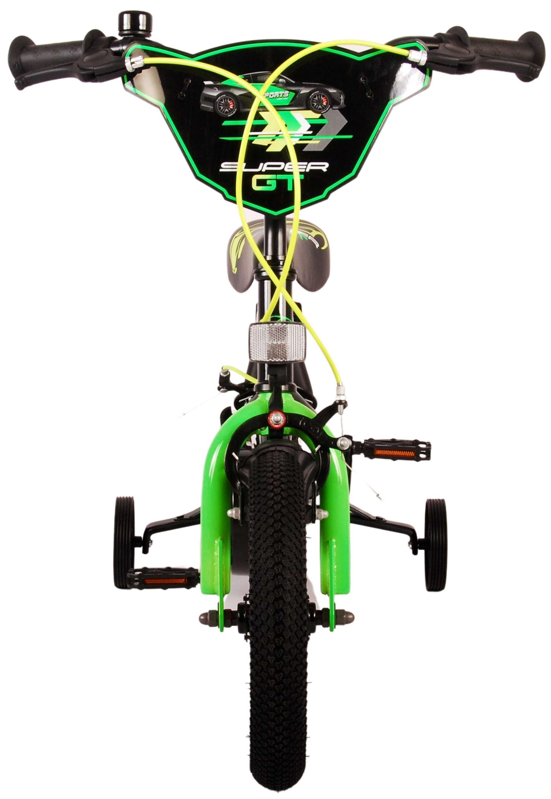 Volare Super GT Kinderfiets – Jongens – 12 inch – Groen – Twee handremmen Volare Super GT Kinderfiets – Jongens – 12 inch – Groen – Twee handremmen