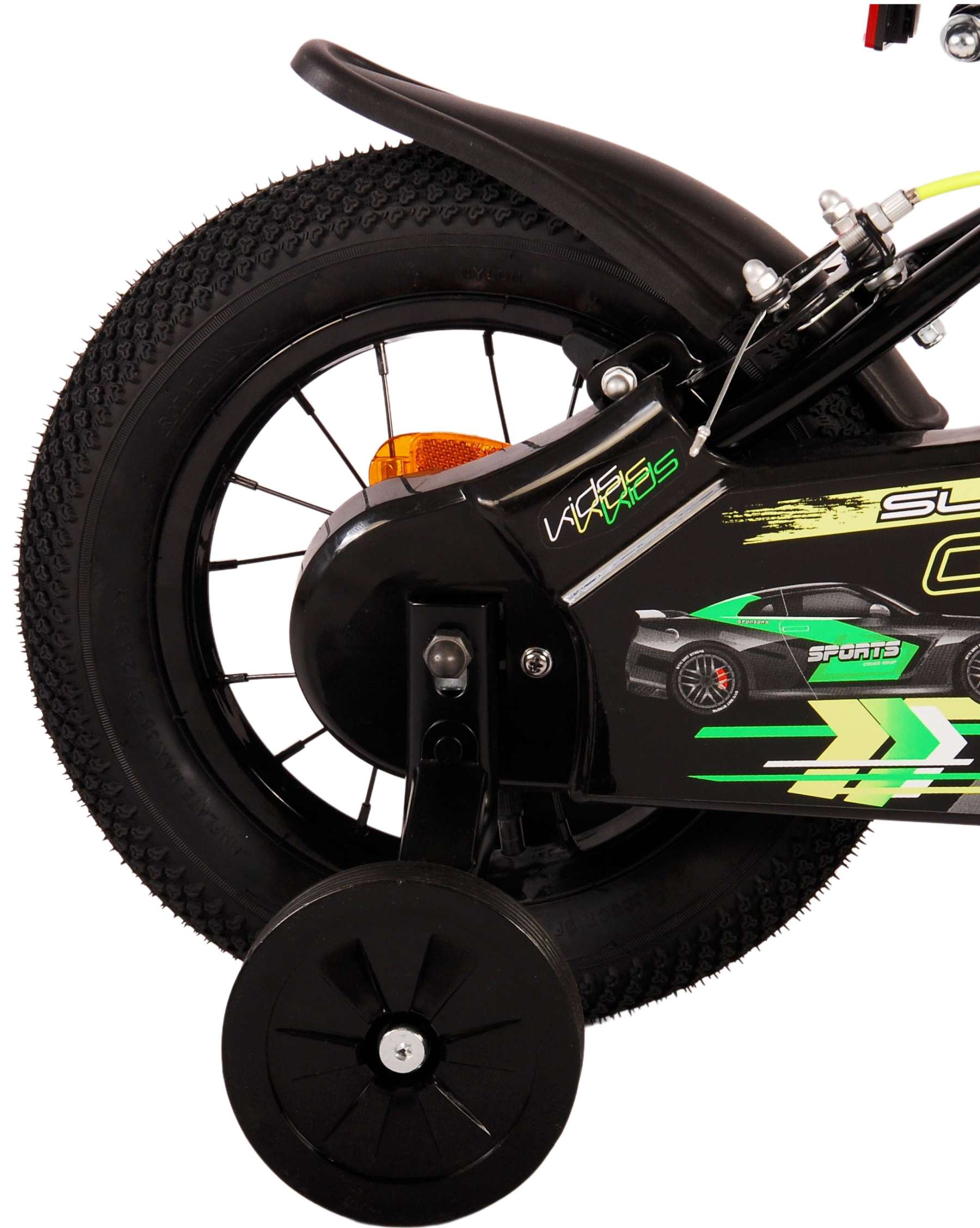 Volare Super GT Kinderfiets – Jongens – 12 inch – Groen – Twee handremmen Volare Super GT Kinderfiets – Jongens – 12 inch – Groen – Twee handremmen