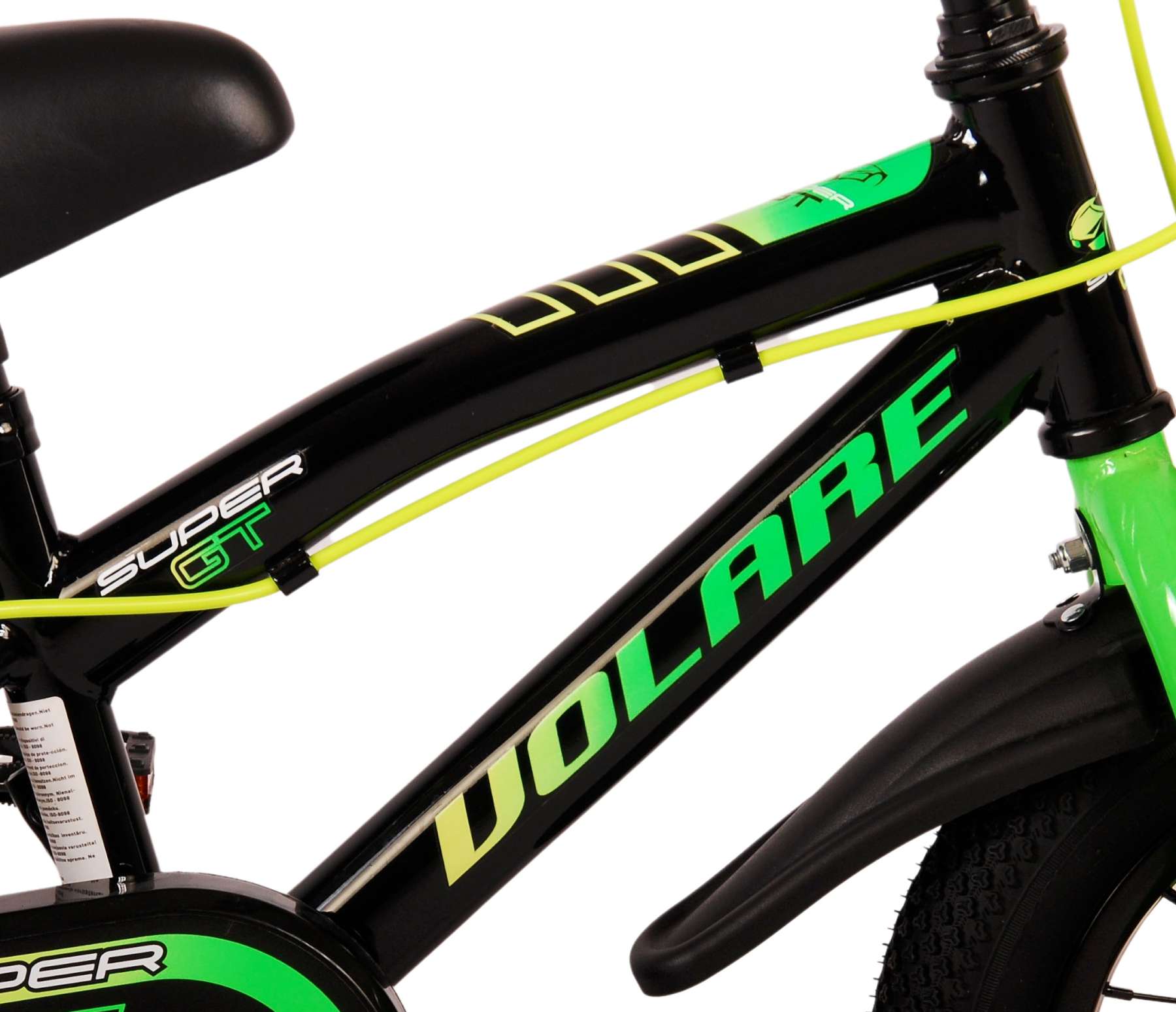 Volare Super GT Kinderfiets – Jongens – 12 inch – Groen – Twee handremmen Volare Super GT Kinderfiets – Jongens – 12 inch – Groen – Twee handremmen