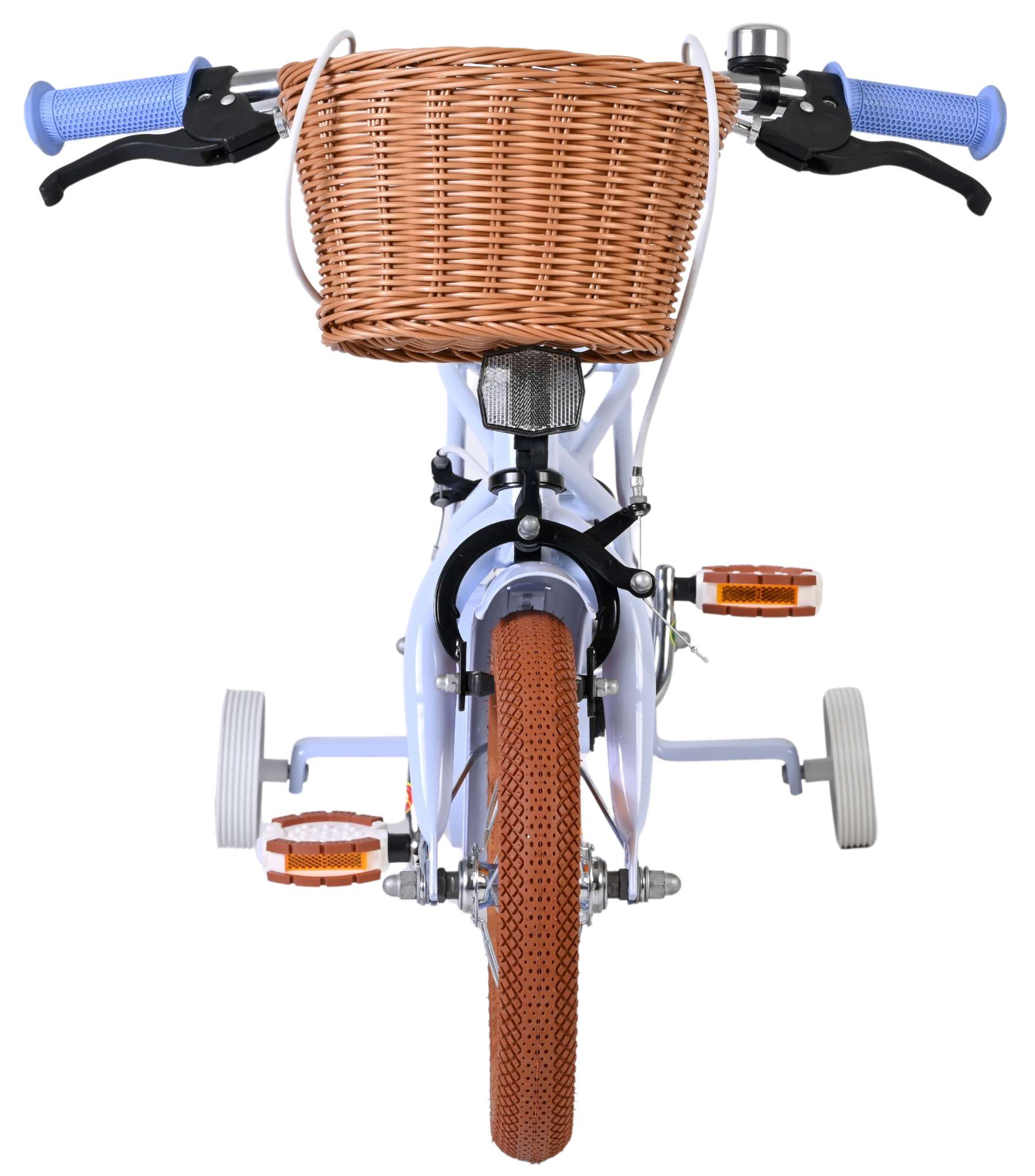 Volare Ashley Kinderfiets – Meisjes – 12 inch – Pastel Blauw – Twee handremmen