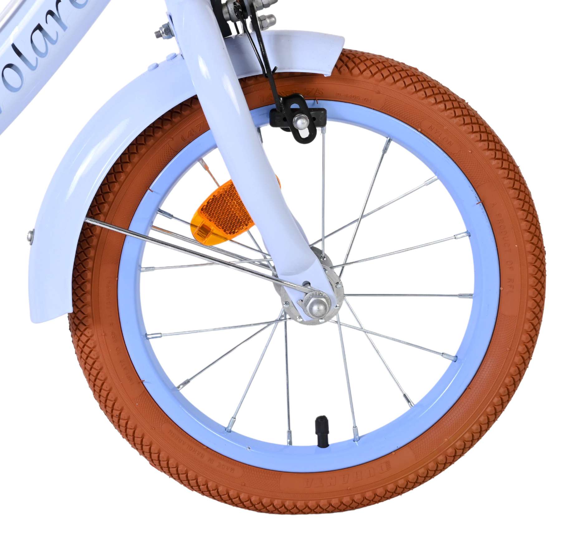 Volare Ashley Kinderfiets – Meisjes – 14 inch – Pastel Blauw – Twee Handremmen
