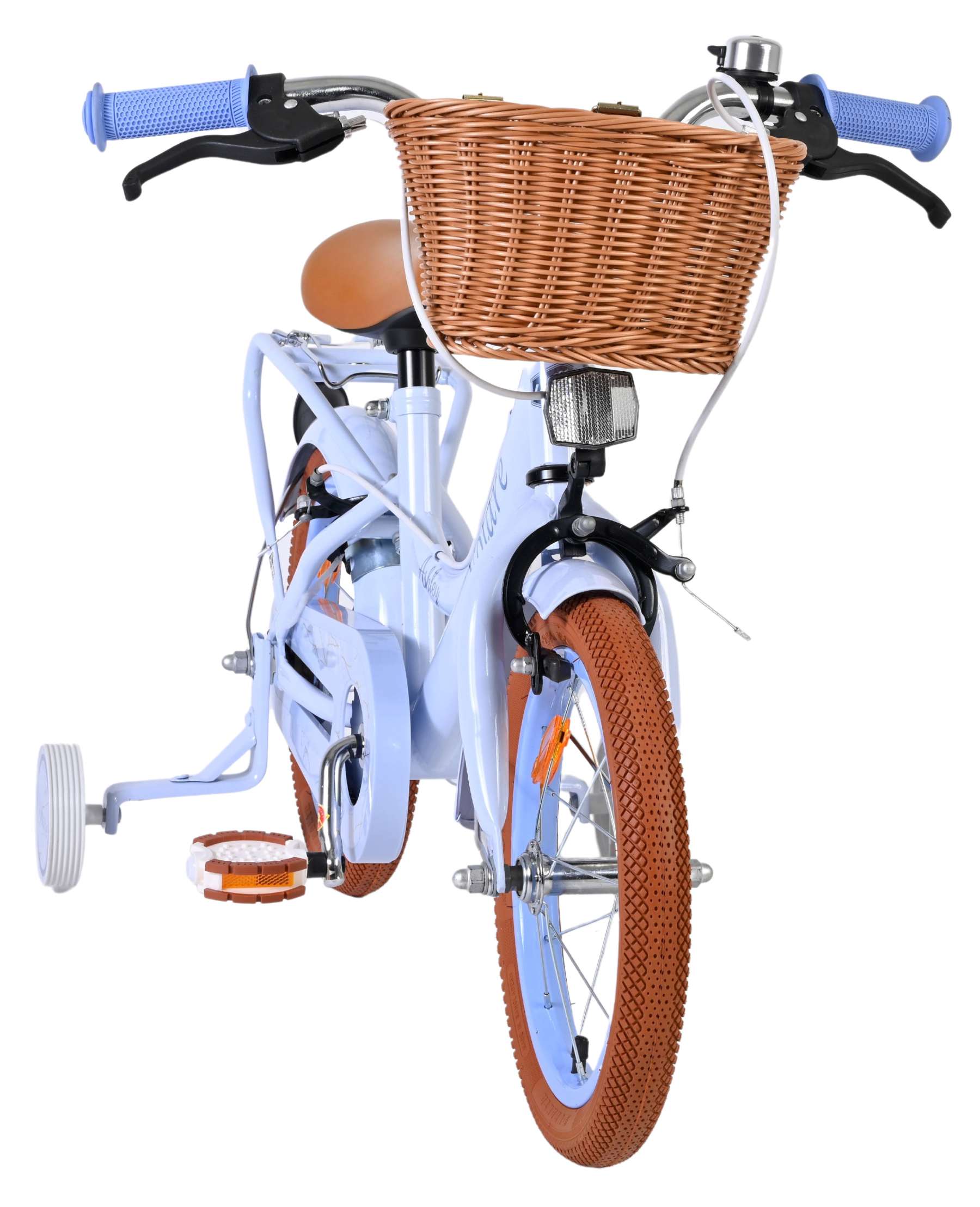 Volare Ashley Kinderfiets – Meisjes – 14 inch – Pastel Blauw – Twee Handremmen