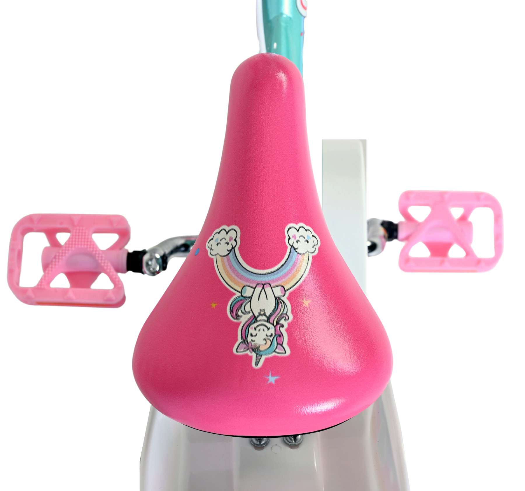 Volare Unicorn Kinderfiets – Meisjes – 12 inch – Groen – Twee handremmen