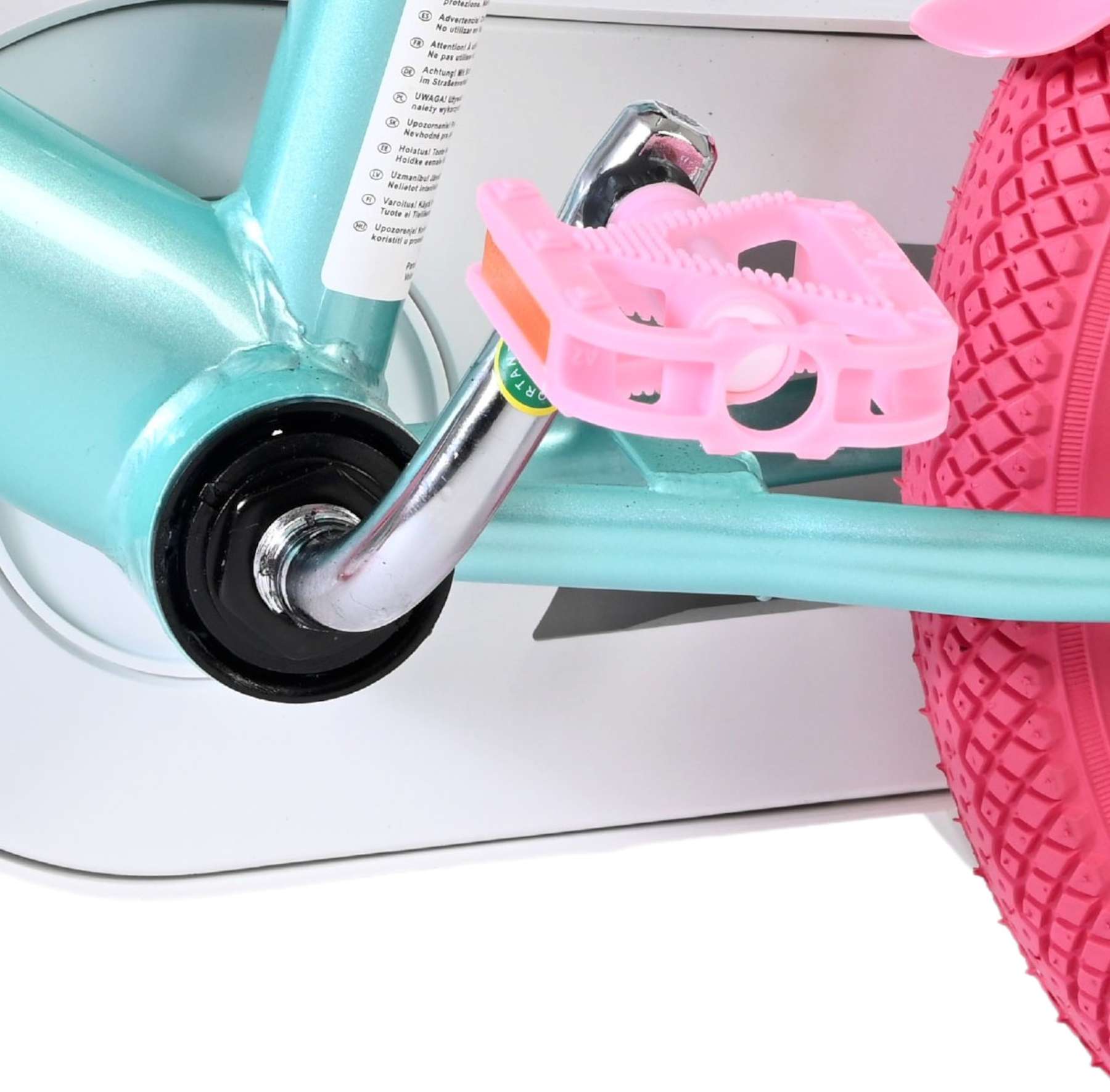 Volare Unicorn Kinderfiets – Meisjes – 12 inch – Groen – Twee handremmen
