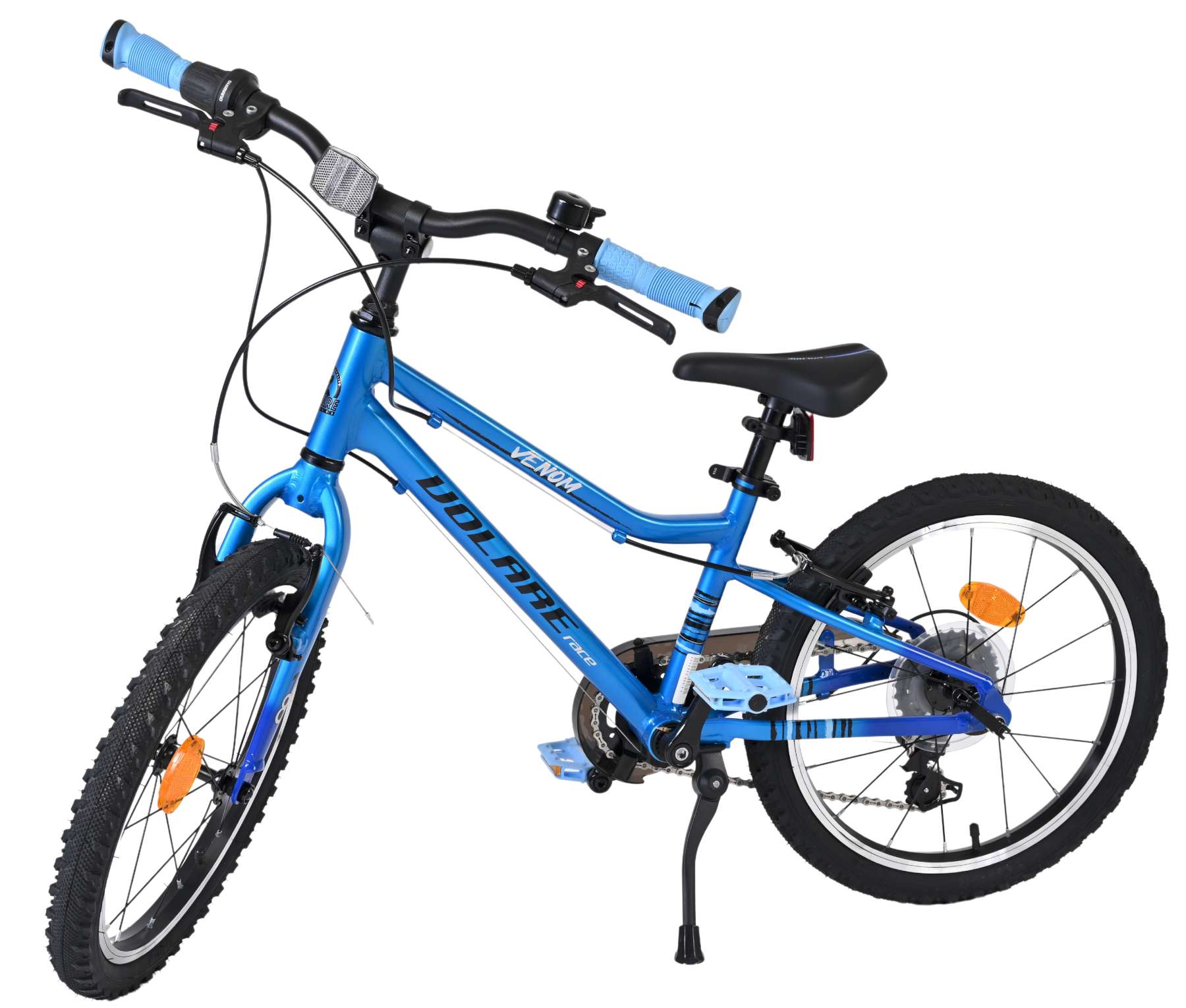 Volare Venom Kinderfiets – Jongens – 18 inch – 6 Speed – Blauw – Twee handremmen
