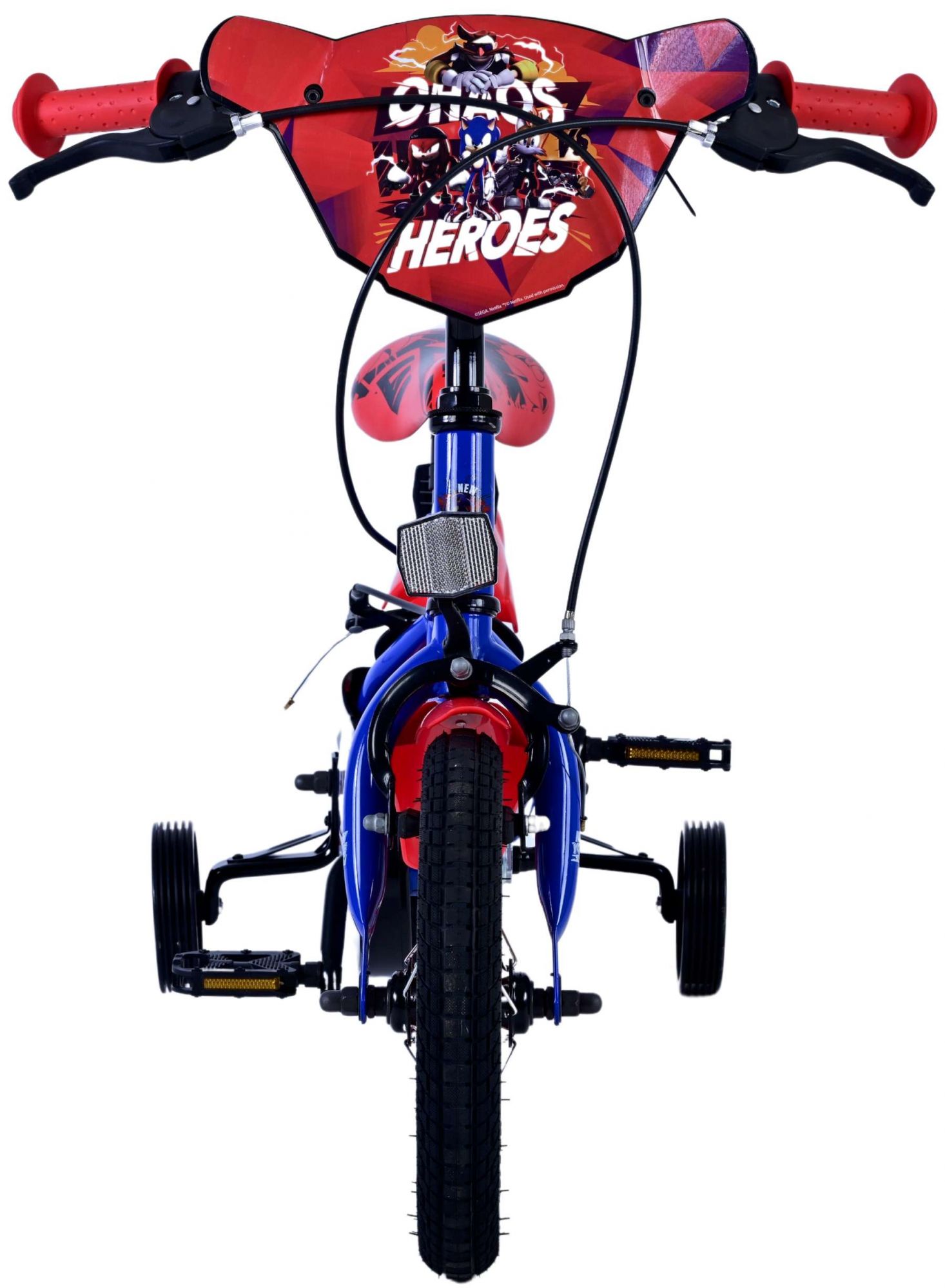 Sonic Prime Kinderfiets – Jongens – 12 inch – Blauw Rood – Twee handremmen Sonic Prime Kinderfiets – Jongens – 12 inch – Blauw Rood – Twee handremmen