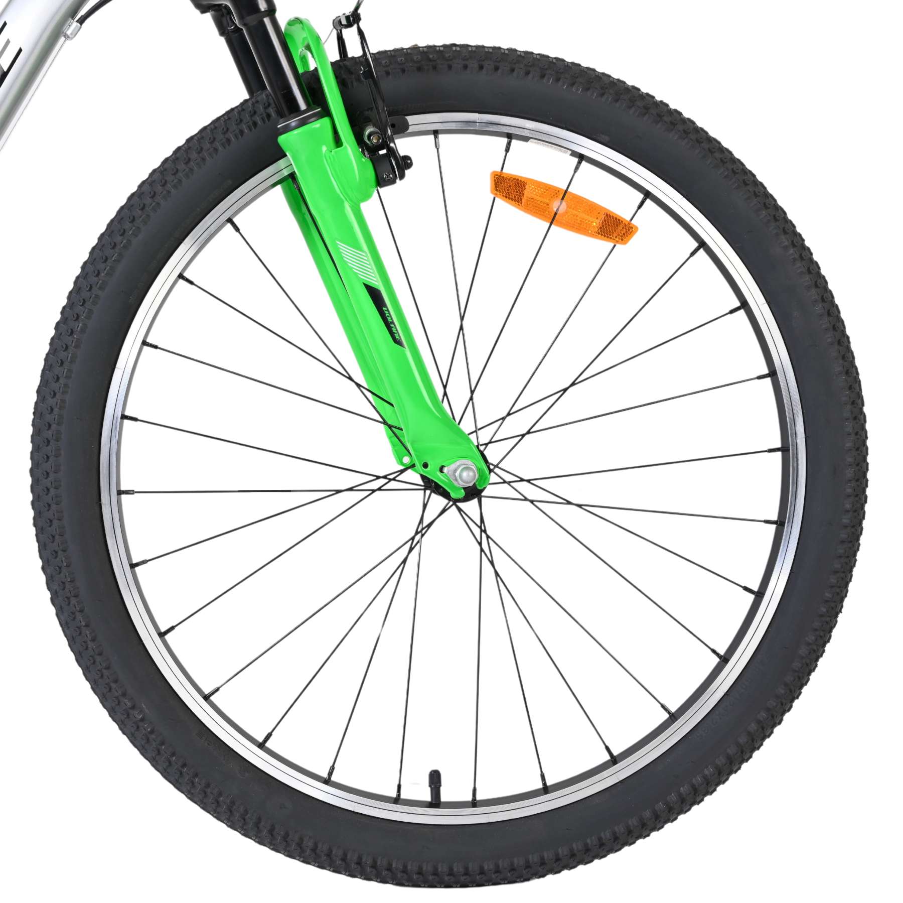Volare Boost Kinderfiets – 24 inch – 21 Speed – Zilver/Groen